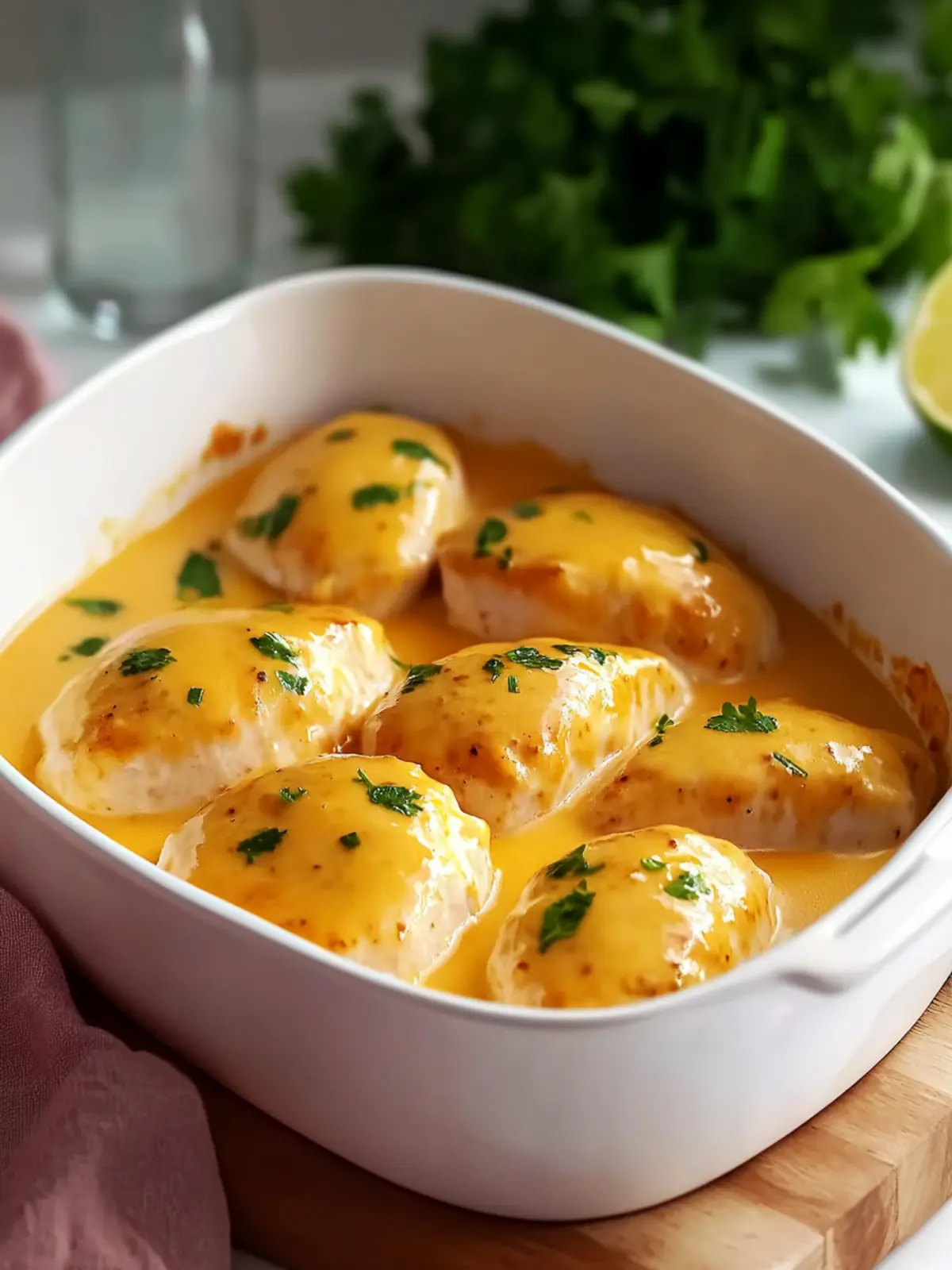 Hähnchenbrust in Frischkäse-Sauce