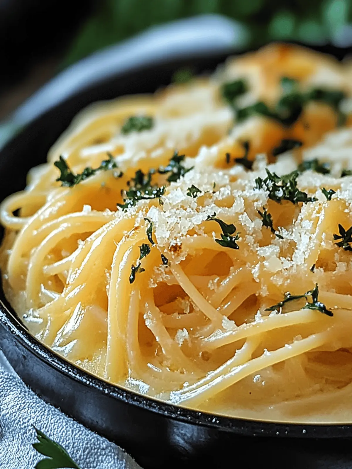 Ein-Topf-Knoblauch-Käse-Pasta
