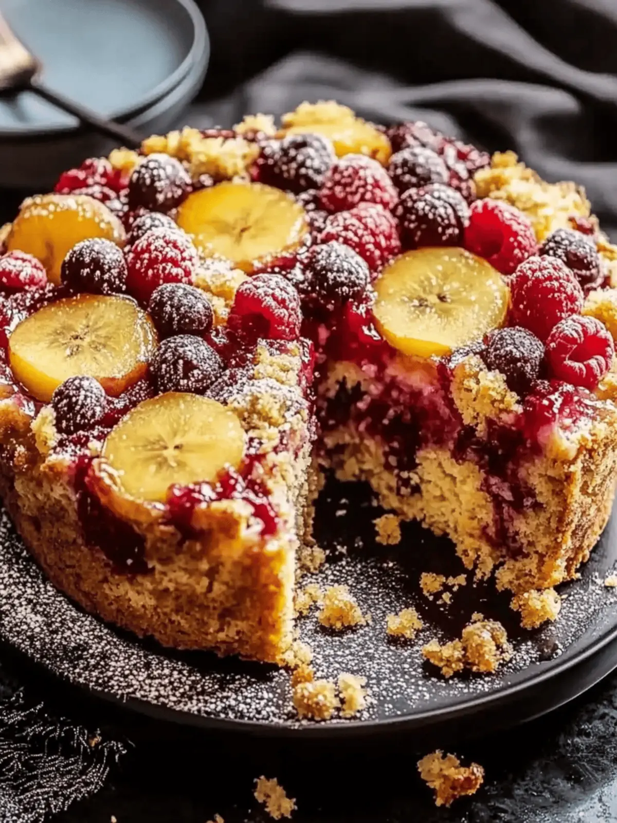 Pflaumenkuchen mit Biskuitkuchen