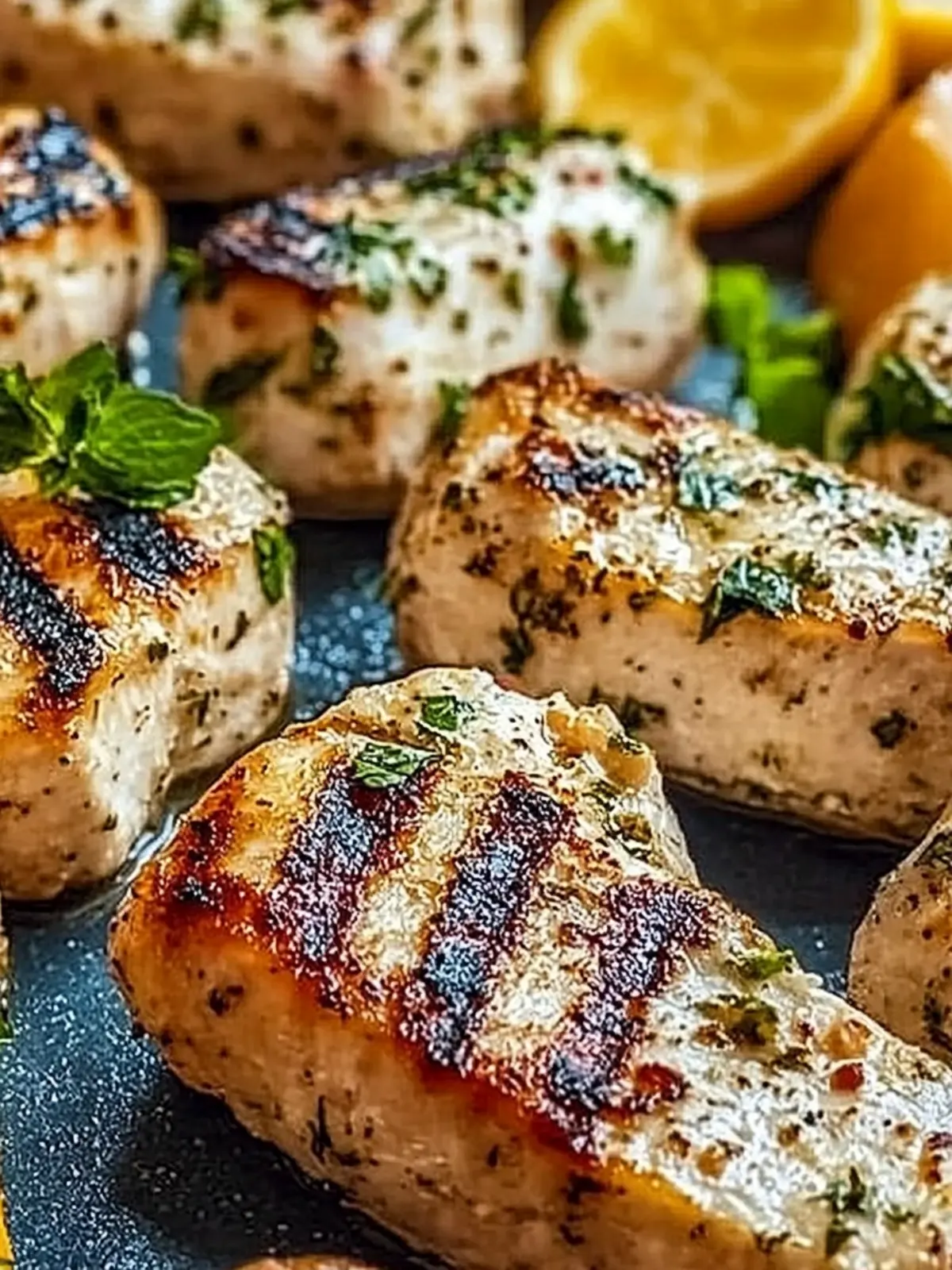 Knoblauch Parmesan Hähnchen vom Grill