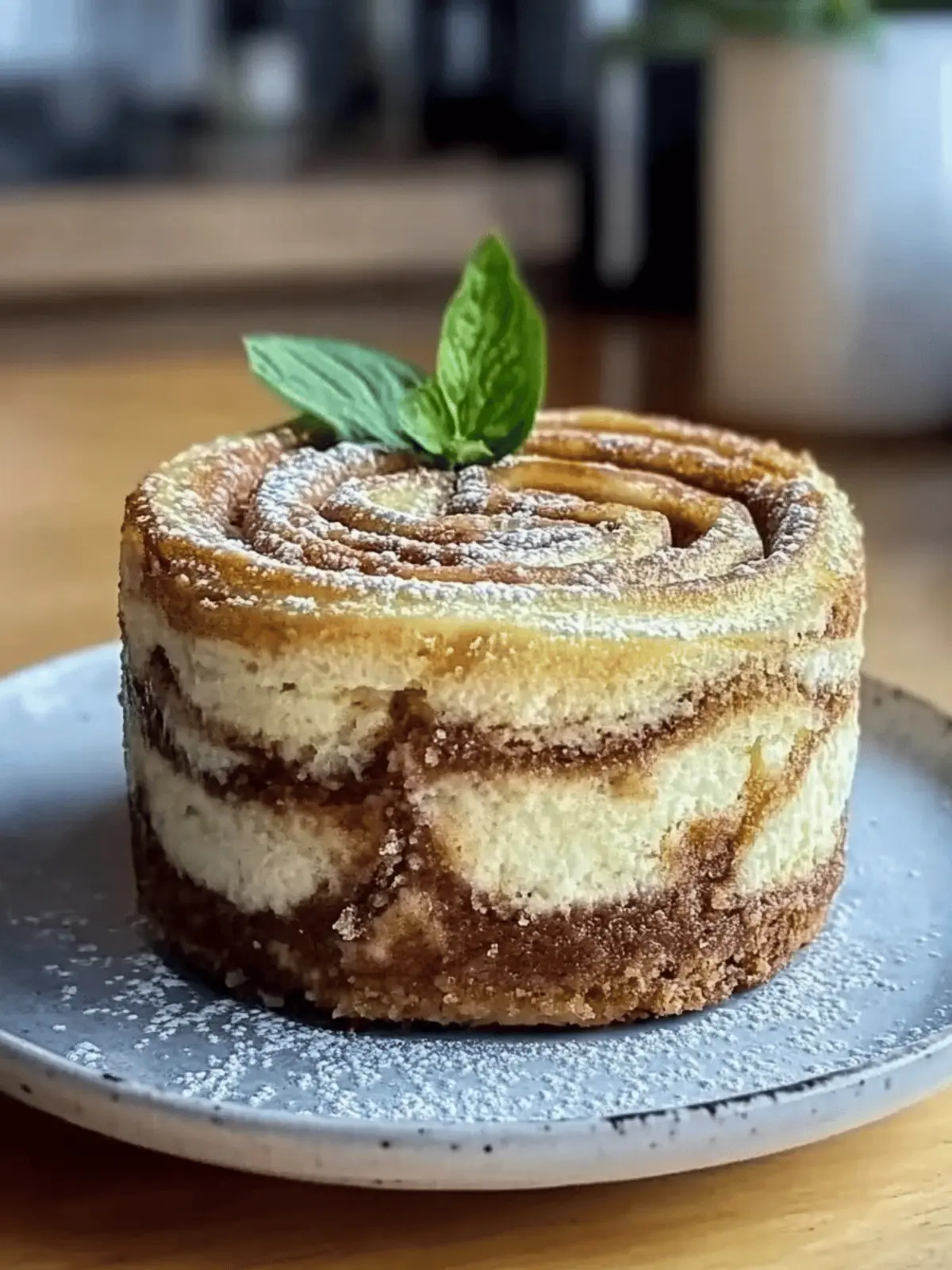 Zimtschnecken-Käsekuchen mit Frischkäse