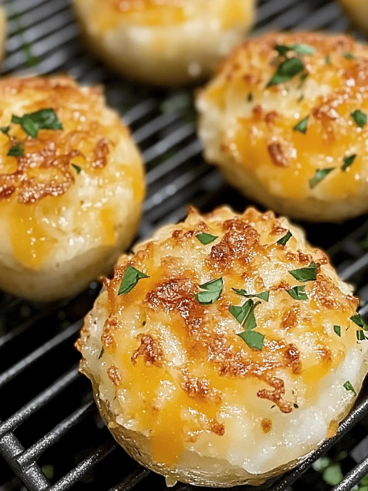 Überbackene Käse-Kartoffeln