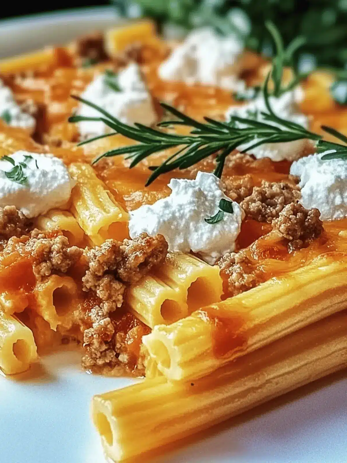 Griechischer Nudelauflauf mit Feta und Hackfleisch