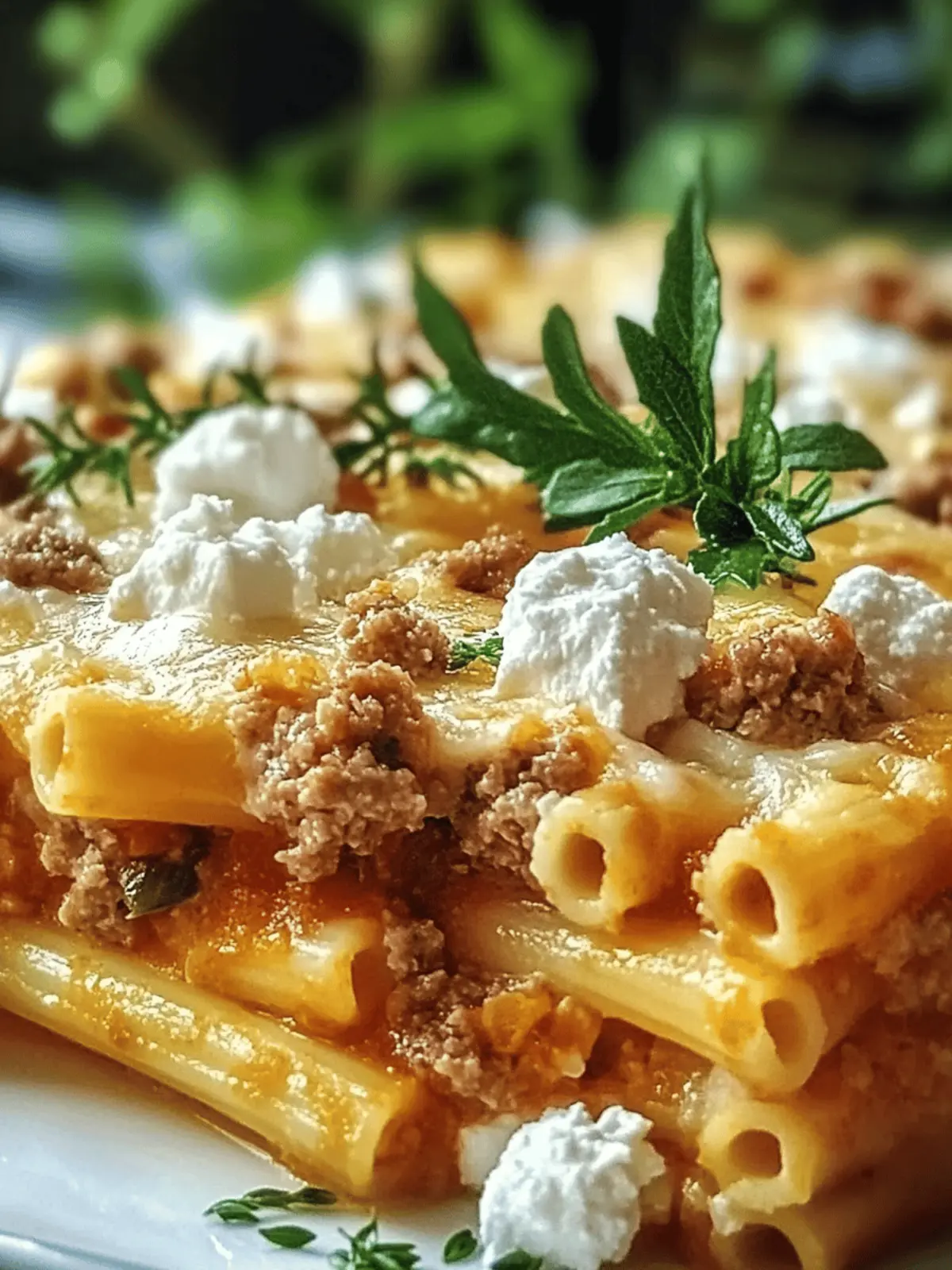 Griechischer Nudelauflauf mit Feta und Hackfleisch