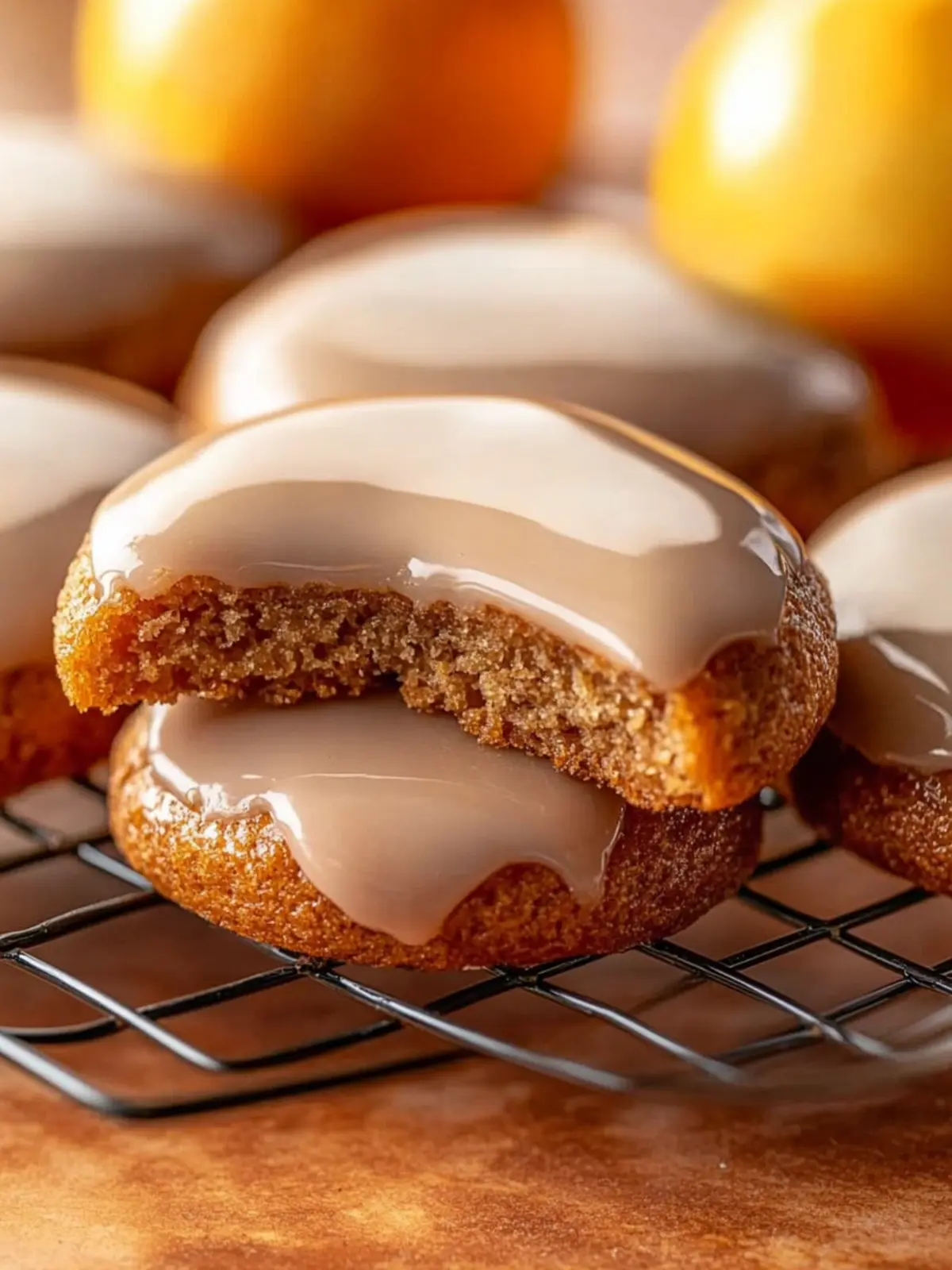 Wunderbar saftige gewürzte Kekse mit Schokoladenglasur