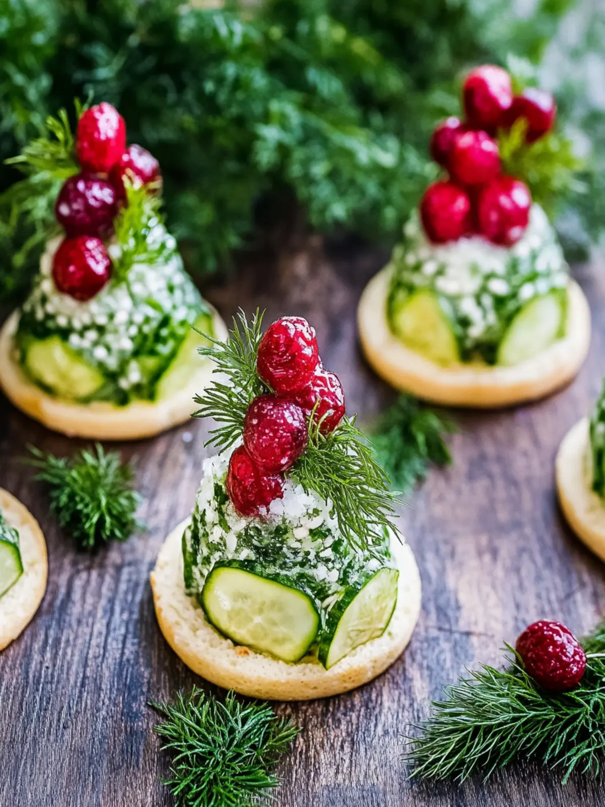 Frischkäse Weihnachtsbaum
