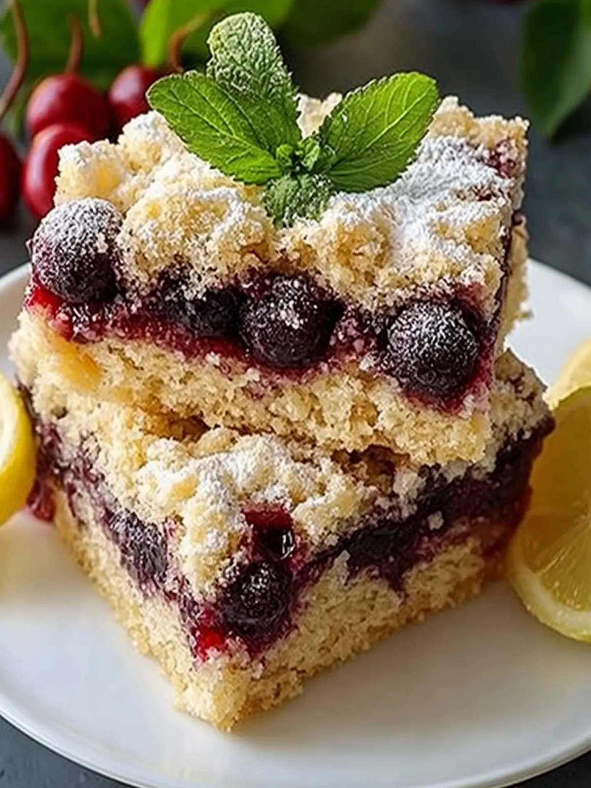 Pflaumenkuchen mit Streuseln