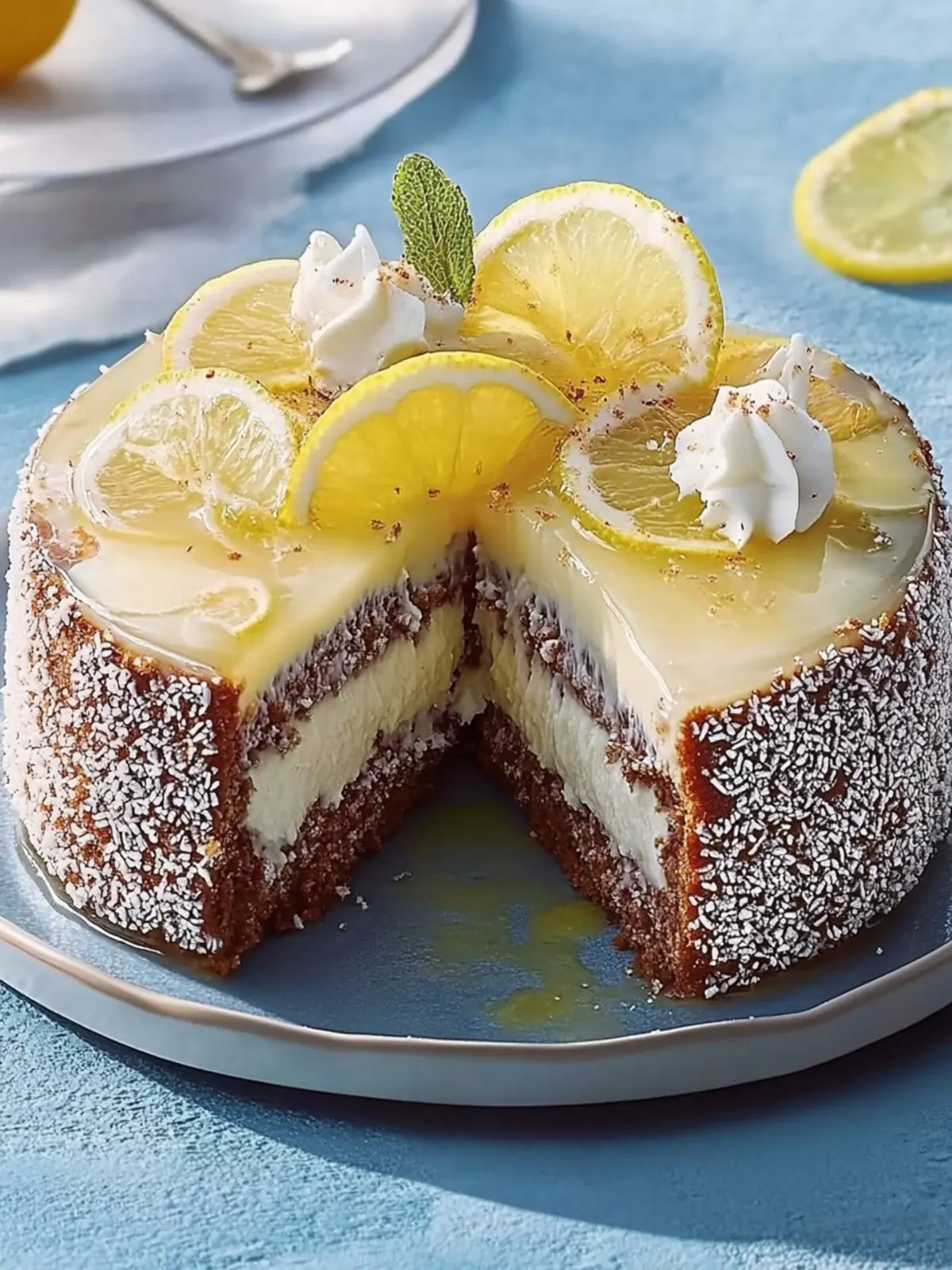 Himmlische Mohn-Eierlikörtorte mit Mascarpone