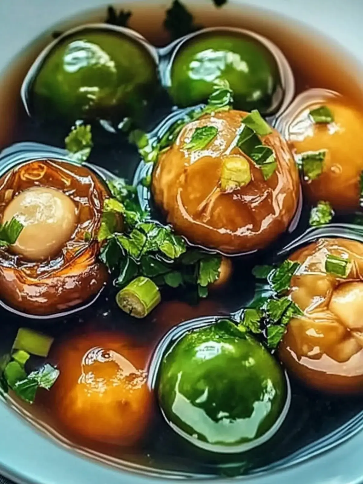 Rosenkohl-Eintopf mit Fleischbällchen