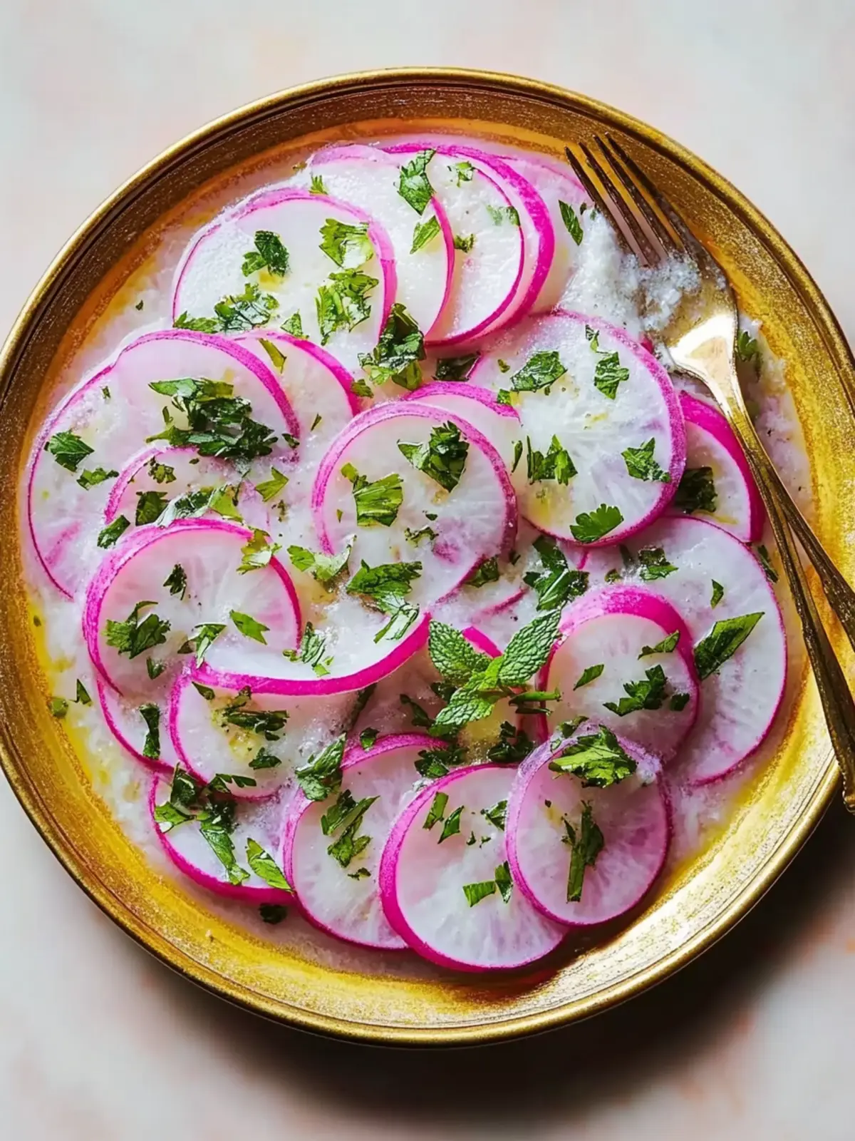 Kohlrabi-Carpaccio mit Zitronen