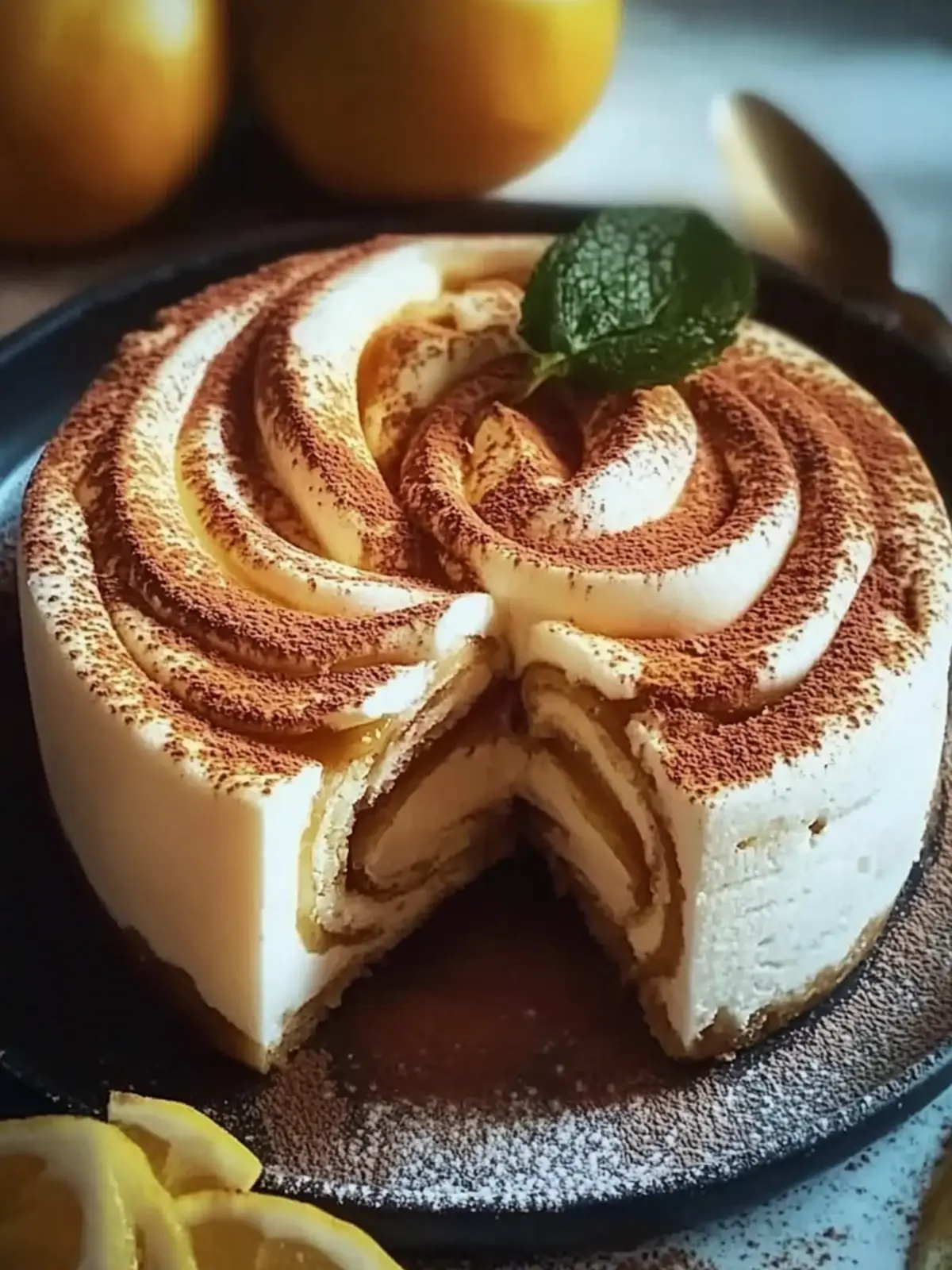 Zimtschnecken-Käsekuchen