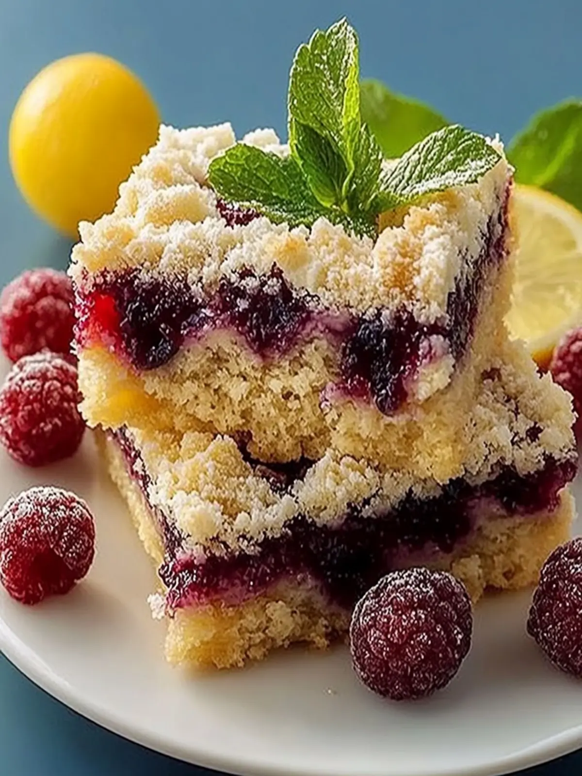 Pflaumenkuchen mit Streuseln