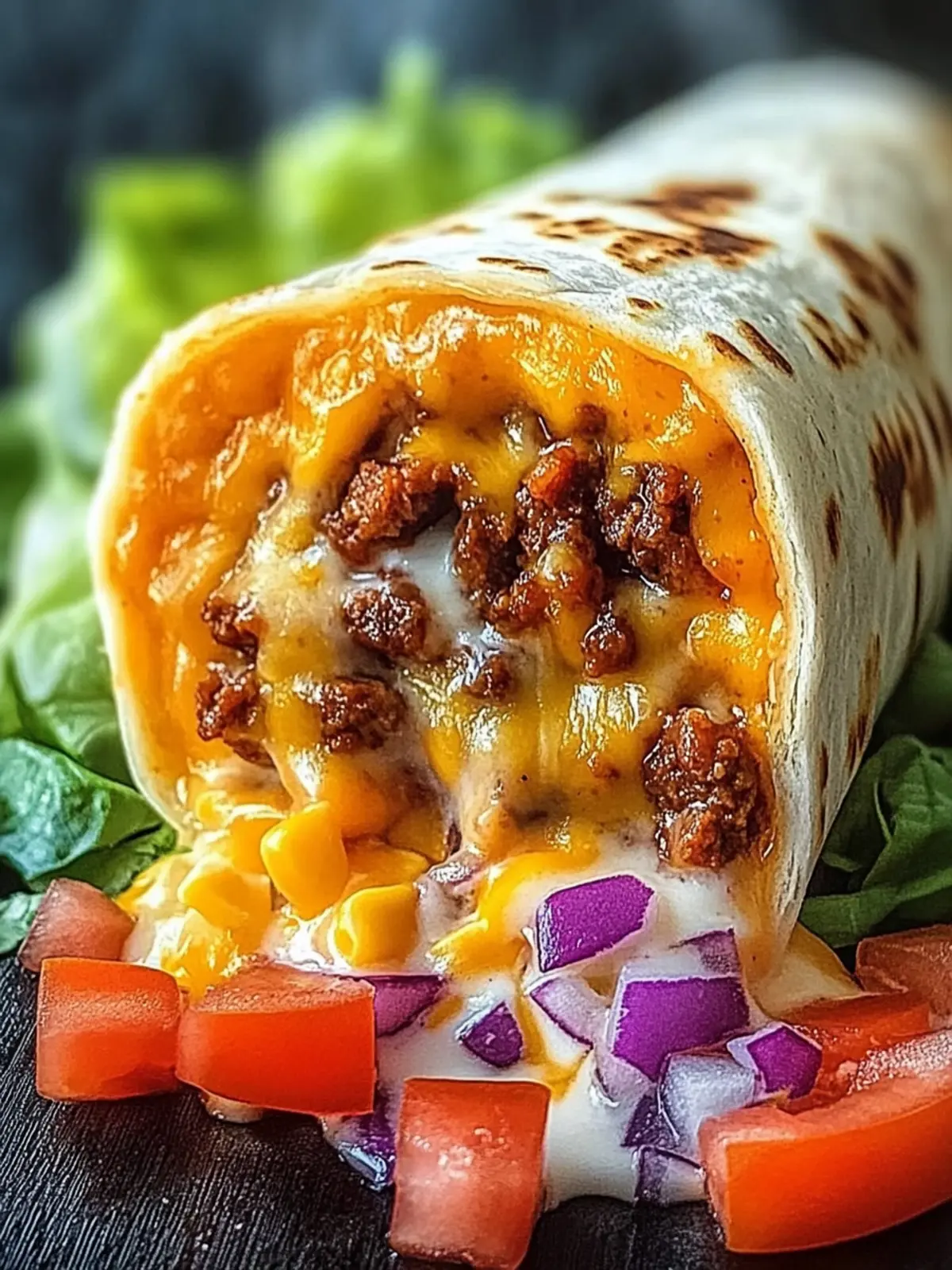gegrillter Käse Burrito
