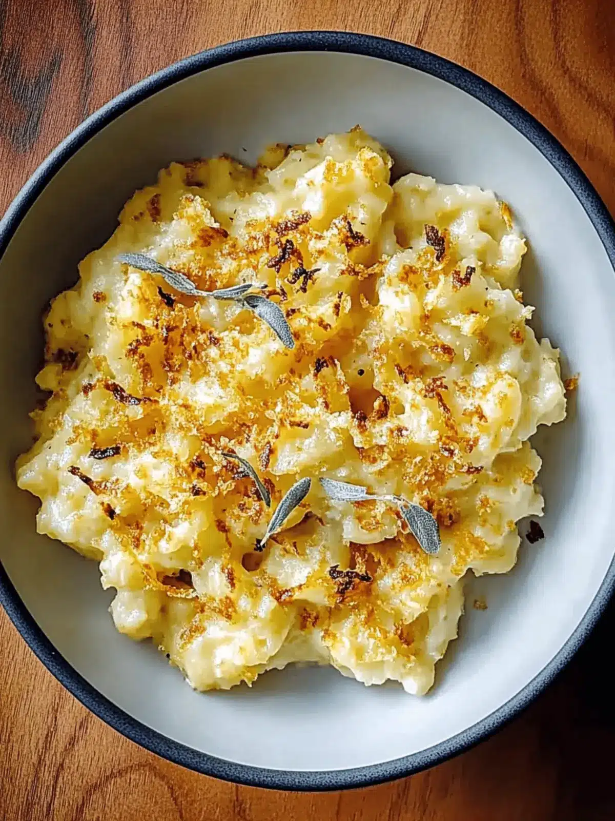Käse Spätzle mit gerösteten Zwiebeln