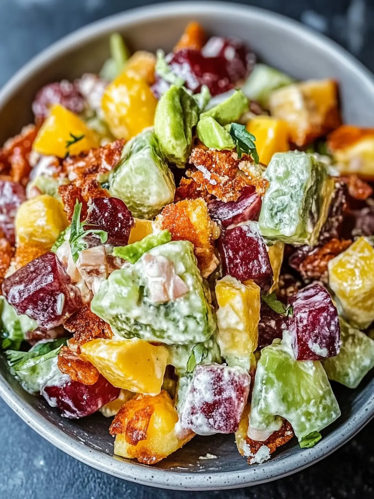 Knuspriger Kartoffelsalat