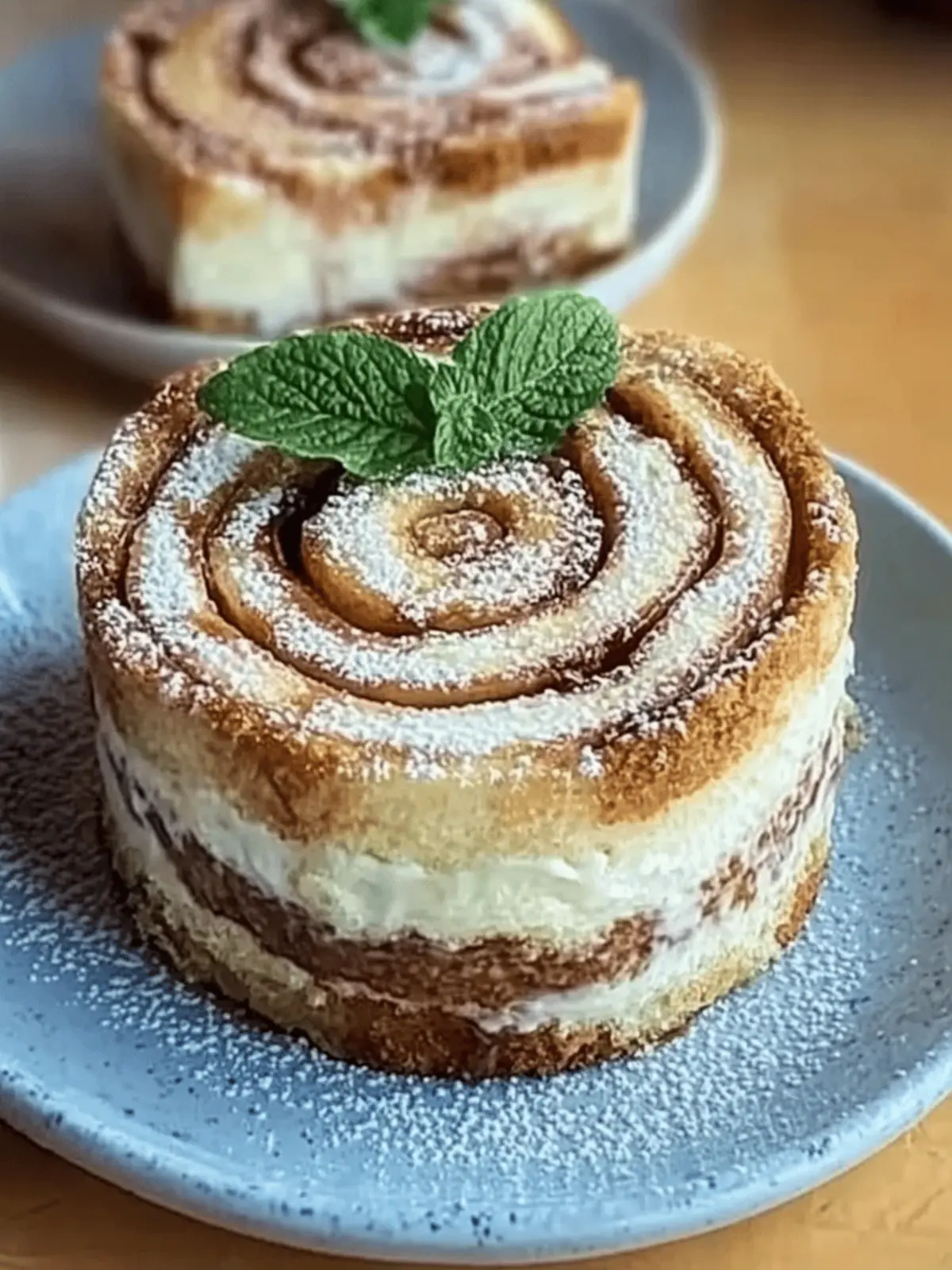 Zimtschnecken-Käsekuchen mit Frischkäse