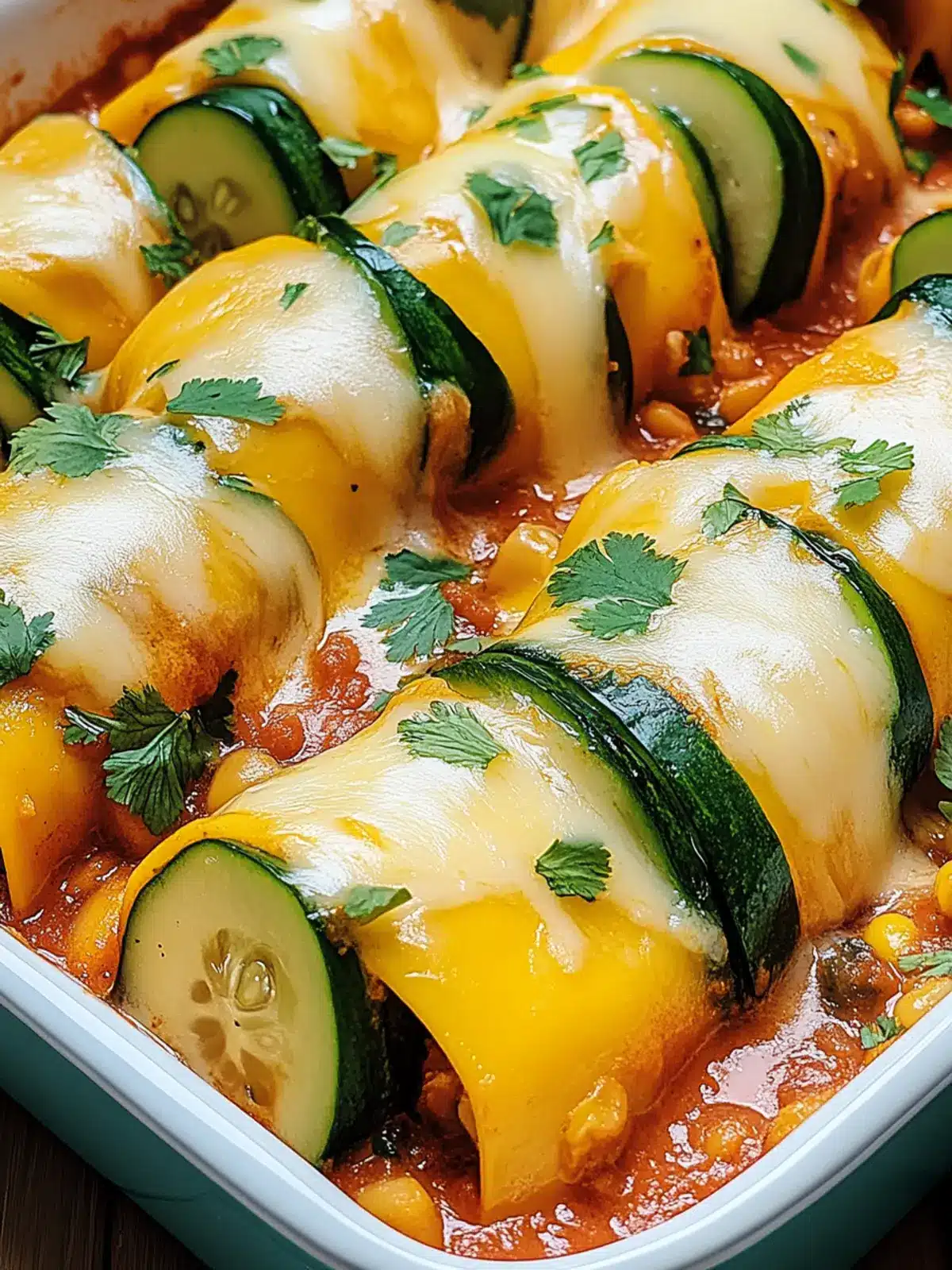 Zucchini-Enchilada-Röllchen