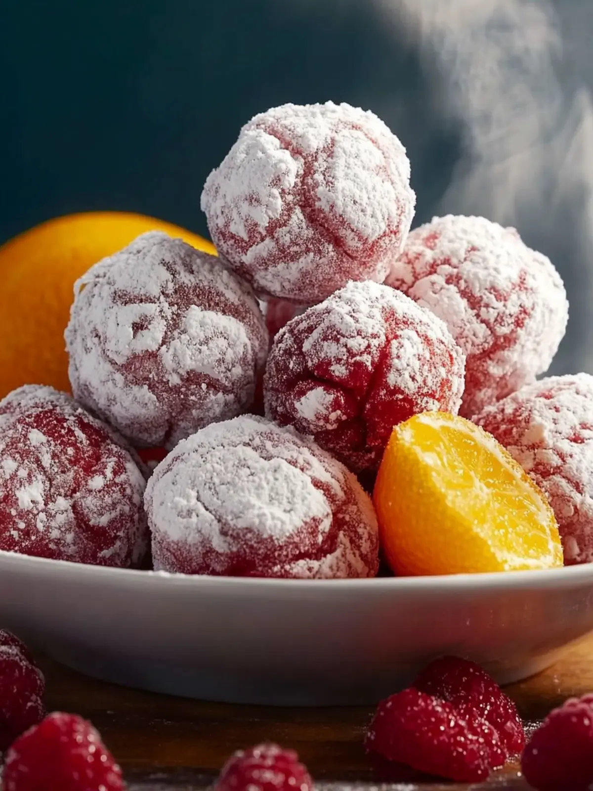 Himbeer-Krümel-Kekse