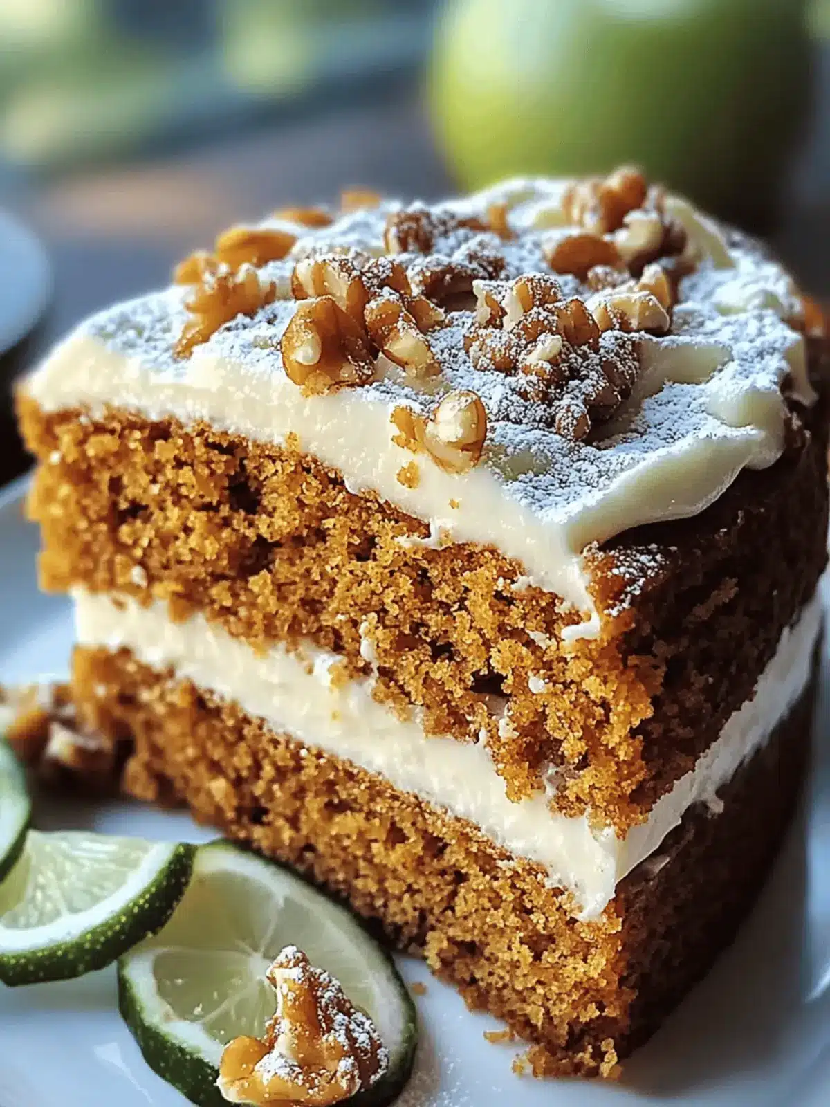 Kürbiskuchen mit Walnüssen und Zimt für herbstliche Magie