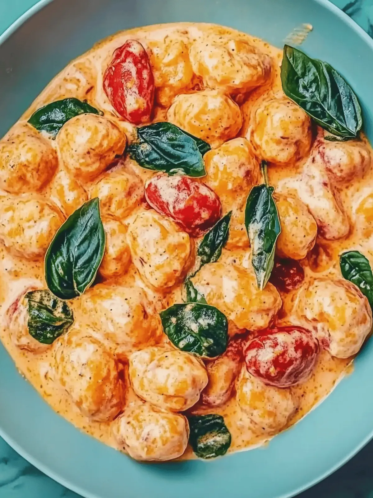 Schnelle Gnocchi-Pfanne mit Tomaten und Spinat
