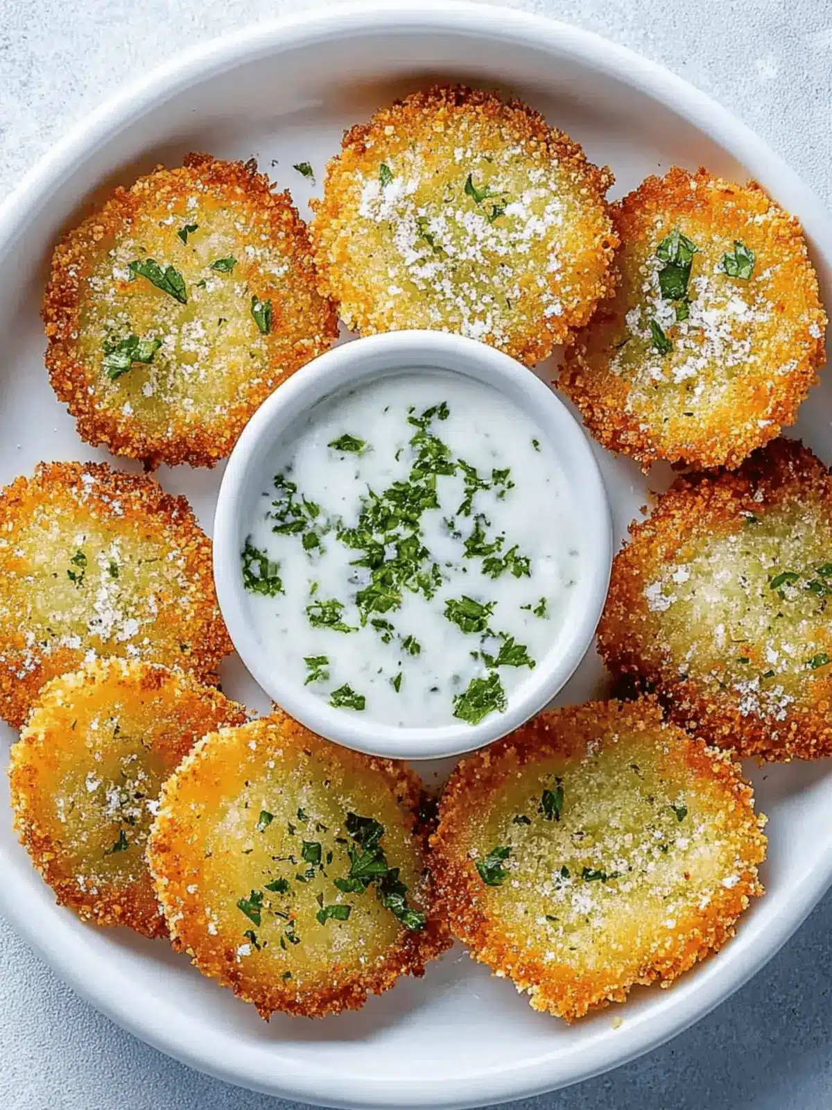 Airfryer Kohlrabi Schnitzel Kräuter