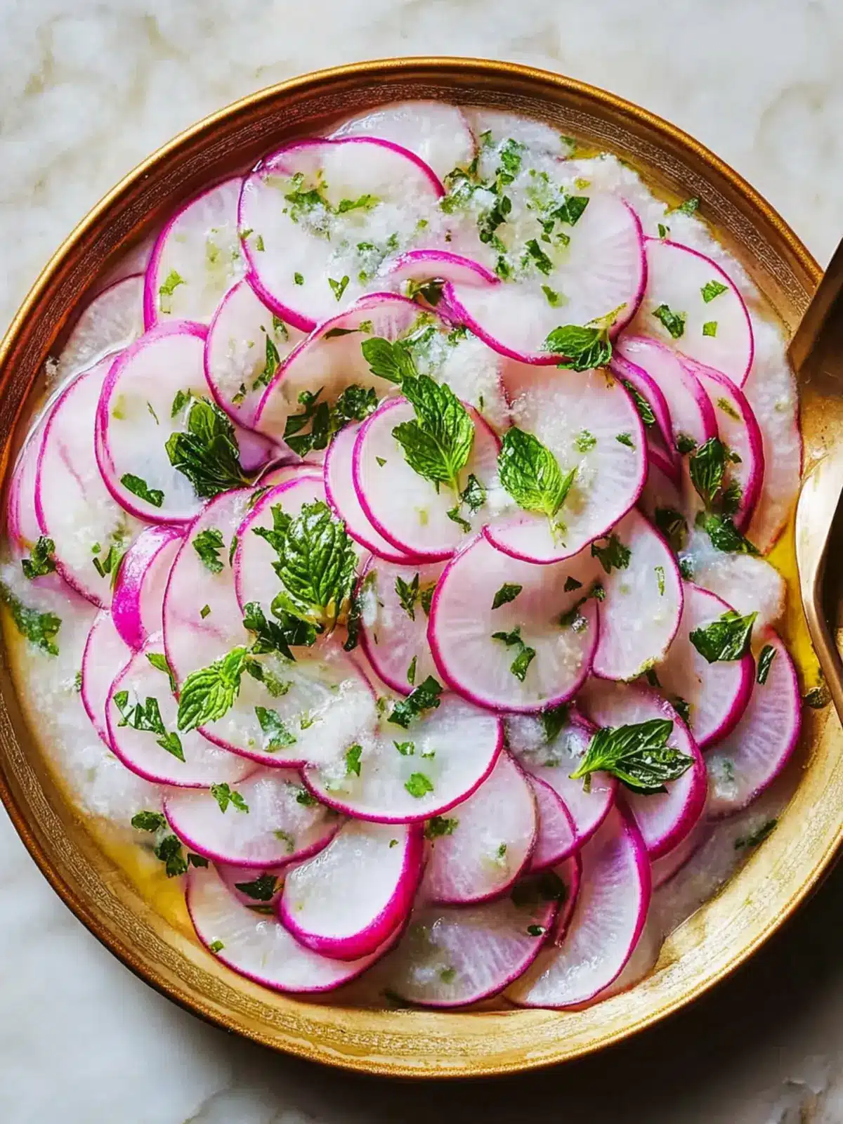 Kohlrabi-Carpaccio mit Zitronen