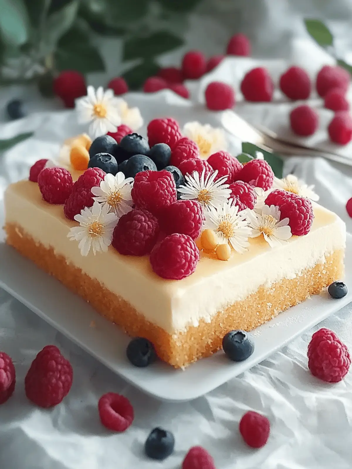 Schul-Torte mit frischen Beeren und Vanillecreme