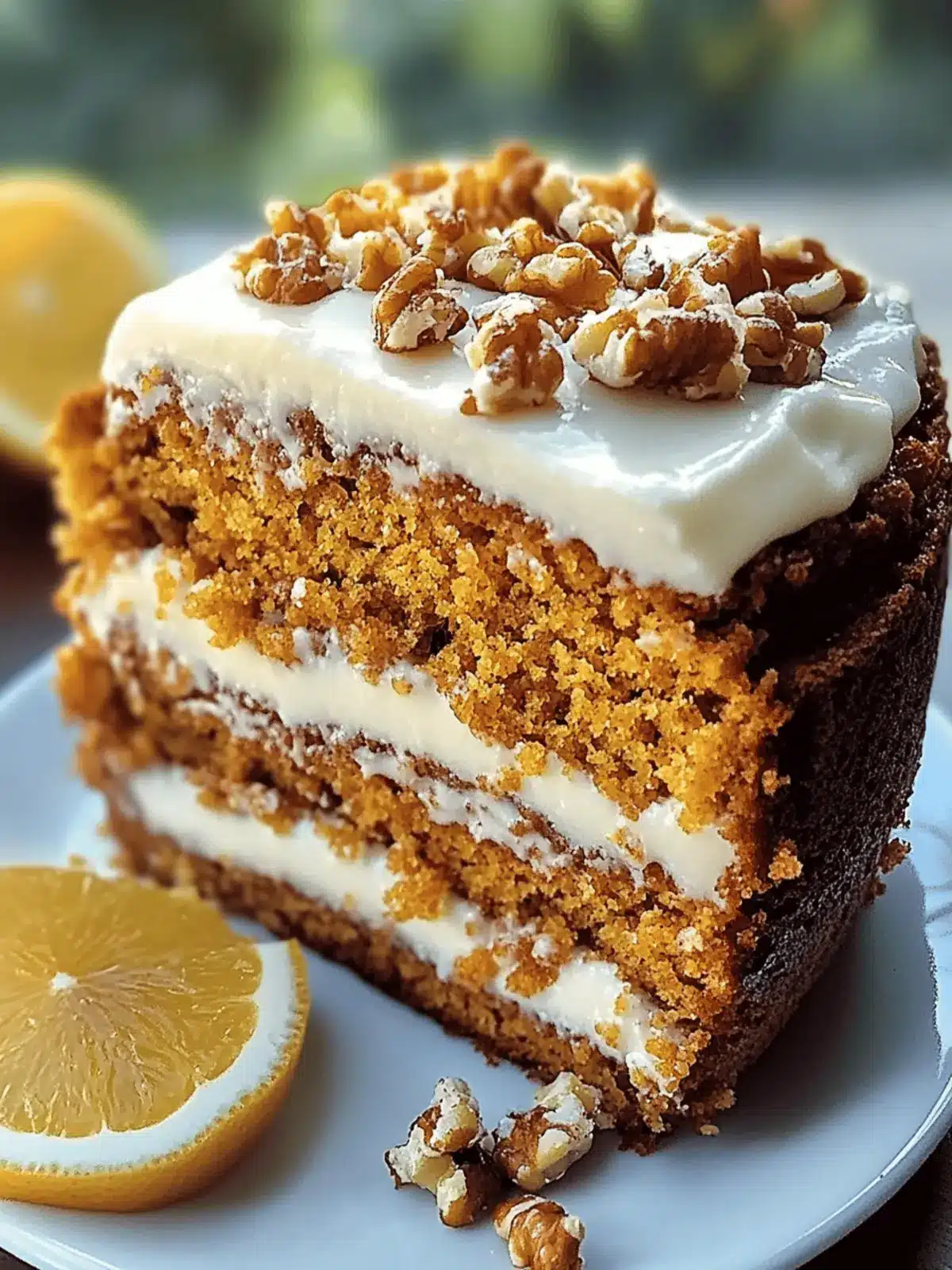 Kürbiskuchen mit Walnüssen und Zimt für herbstliche Magie