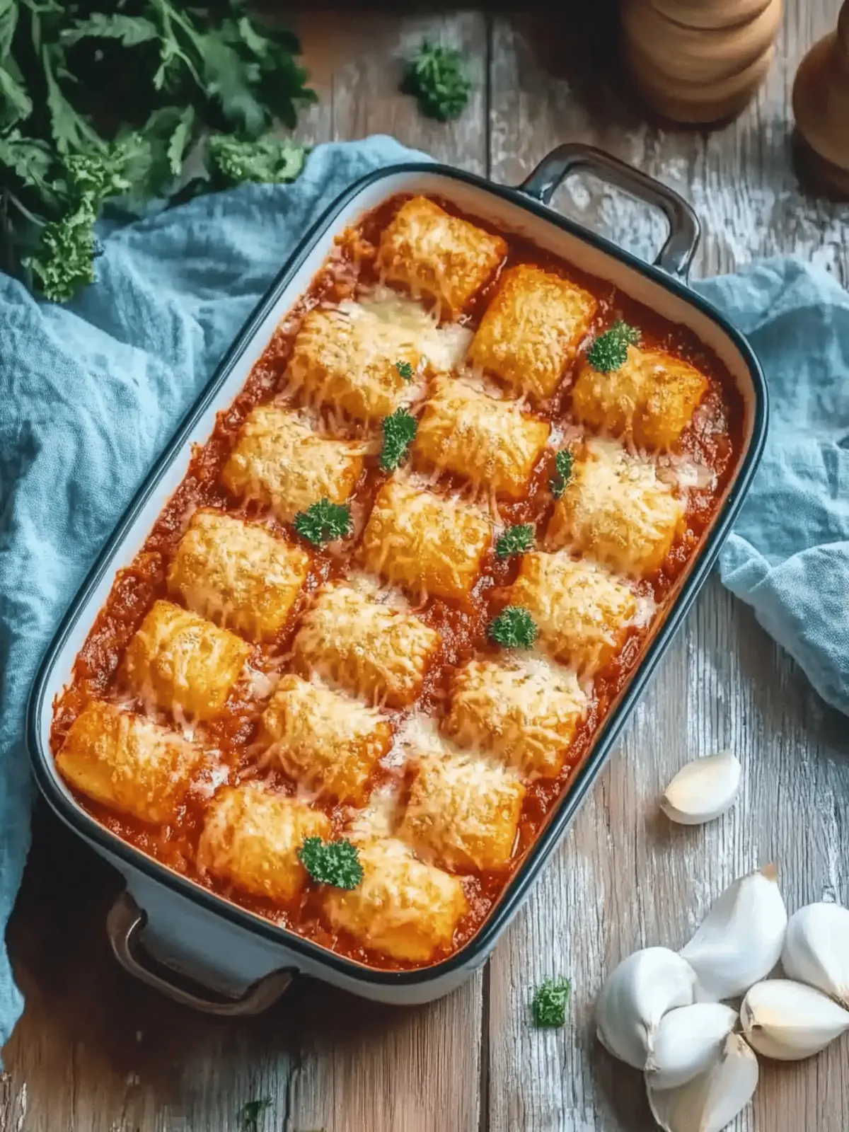 Kroketten- und Hackfleischauflauf