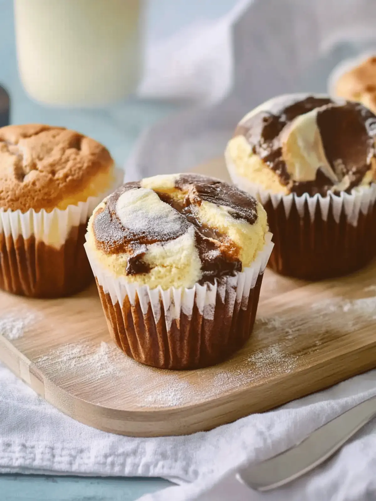 einfaches Marmor Muffins Rezept