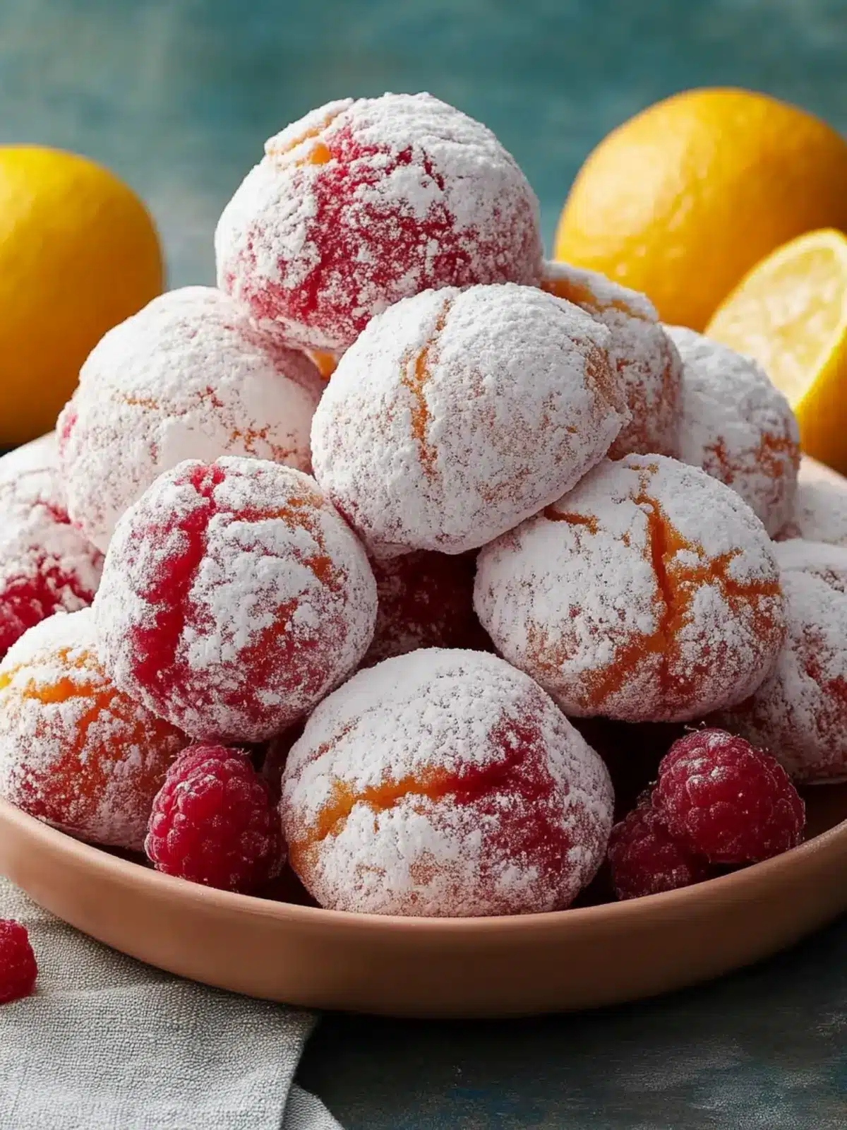 Himbeer-Krümel-Kekse