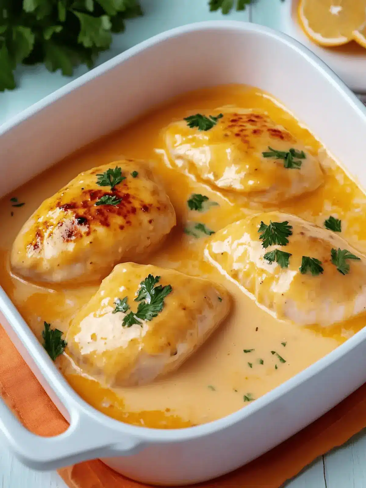 Hähnchenbrust in Frischkäse-Sauce