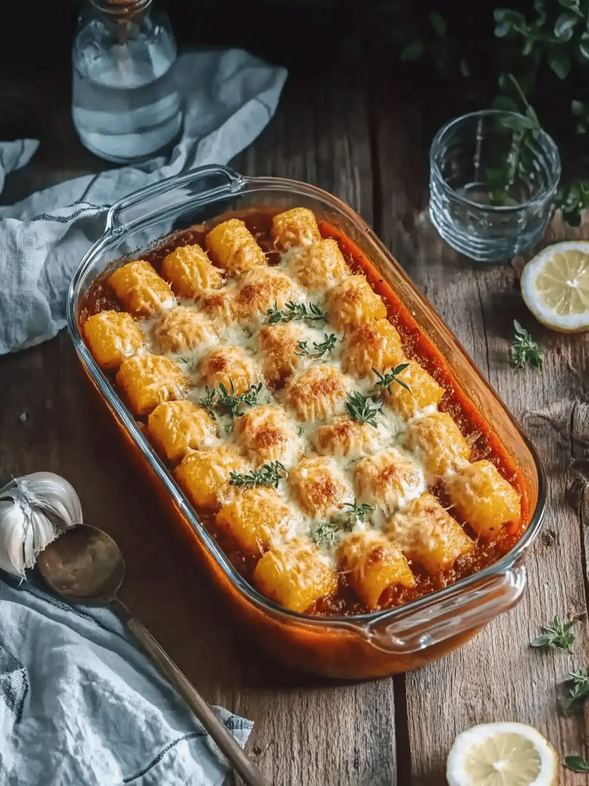 Kroketten- und Hackfleischauflauf
