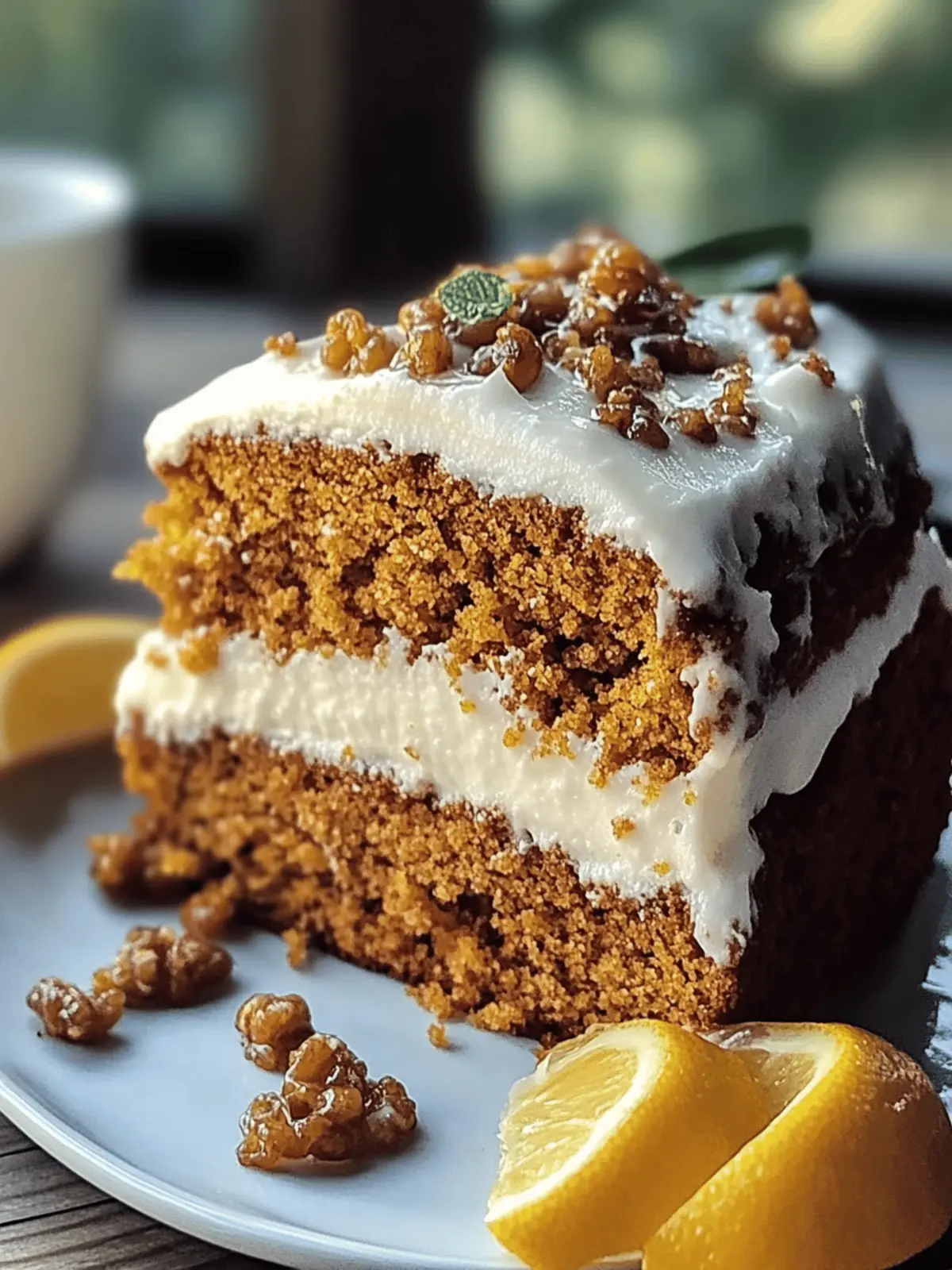 Kürbiskuchen mit Walnüssen und Zimt für herbstliche Magie
