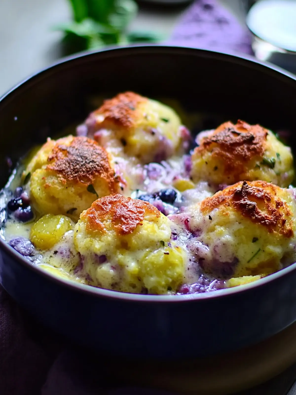 Festlicher Knödelauflauf