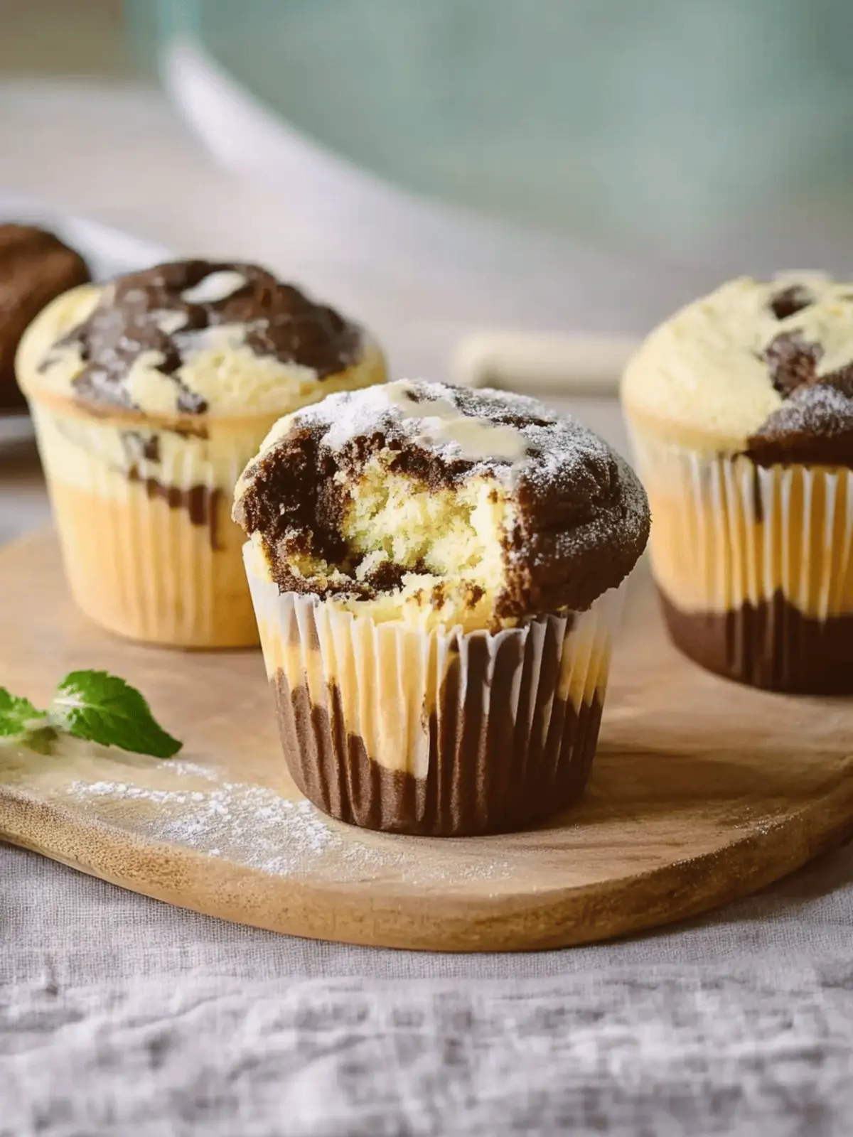 einfaches Marmor Muffins Rezept