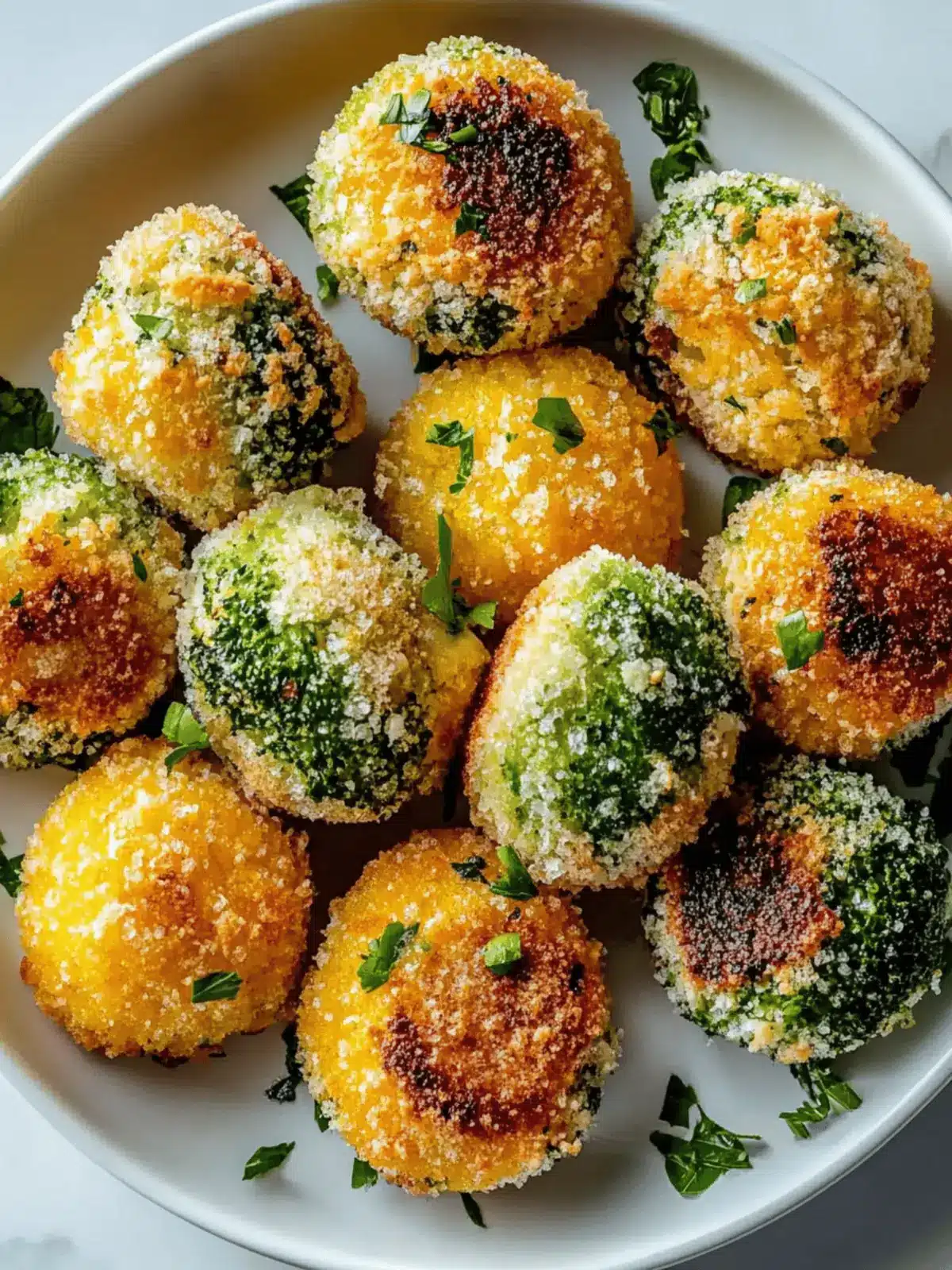 Knusprige Brokkoli- und Käsenuggets