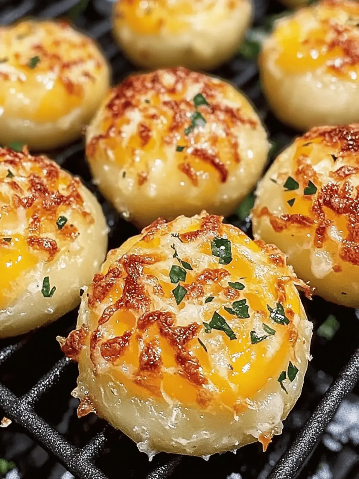 Überbackene Käse-Kartoffeln