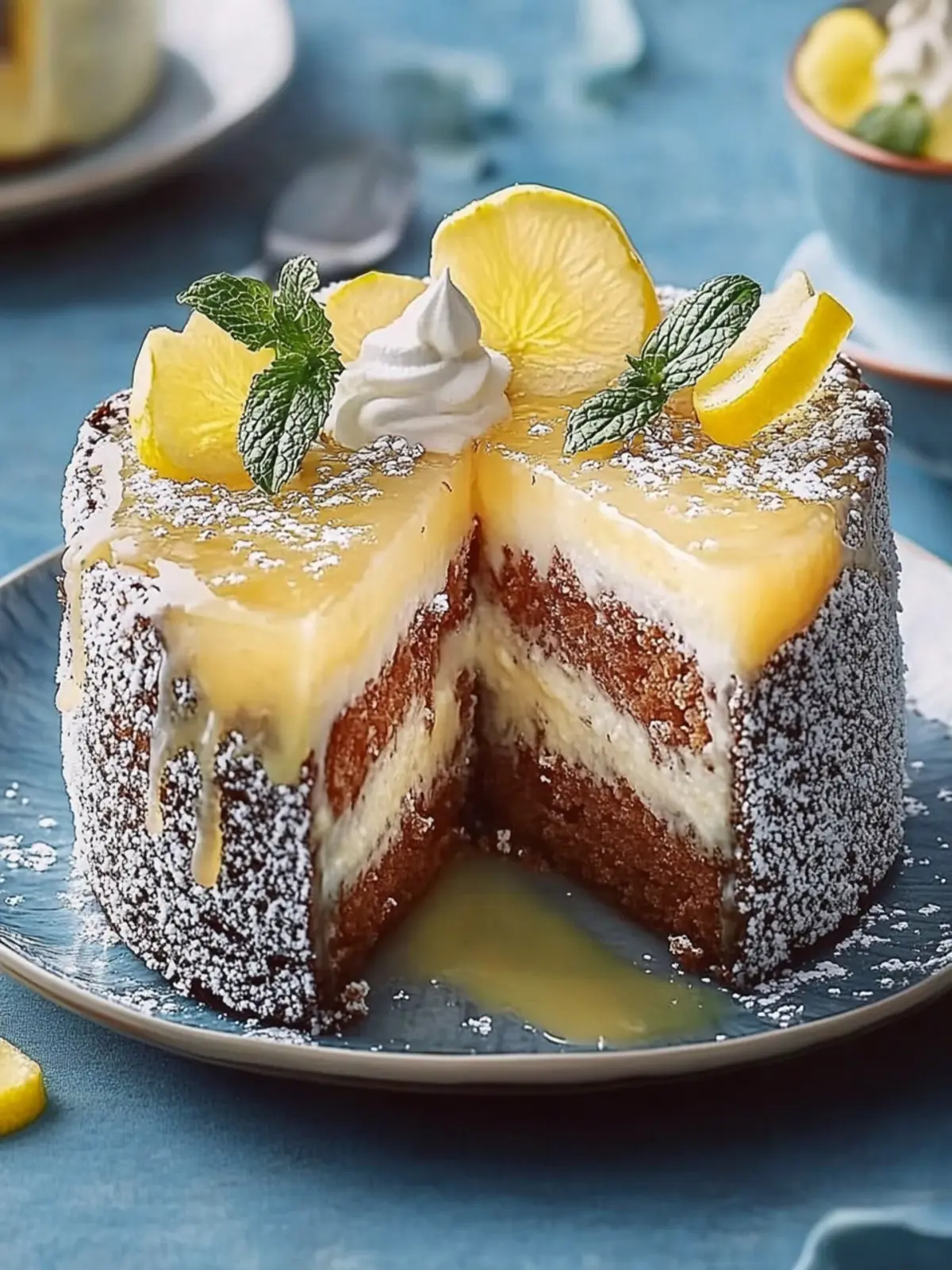 Himmlischer Mohnkuchen mit Eierlikör und Mascarpone