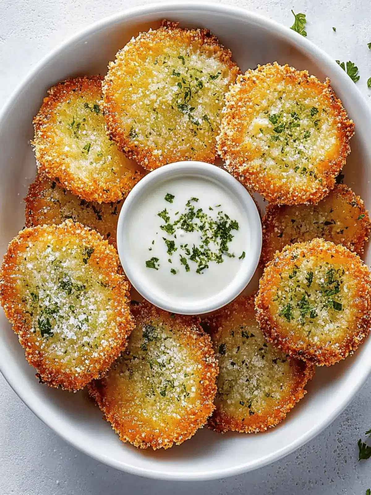 Airfryer Kohlrabi Schnitzel Kräuter