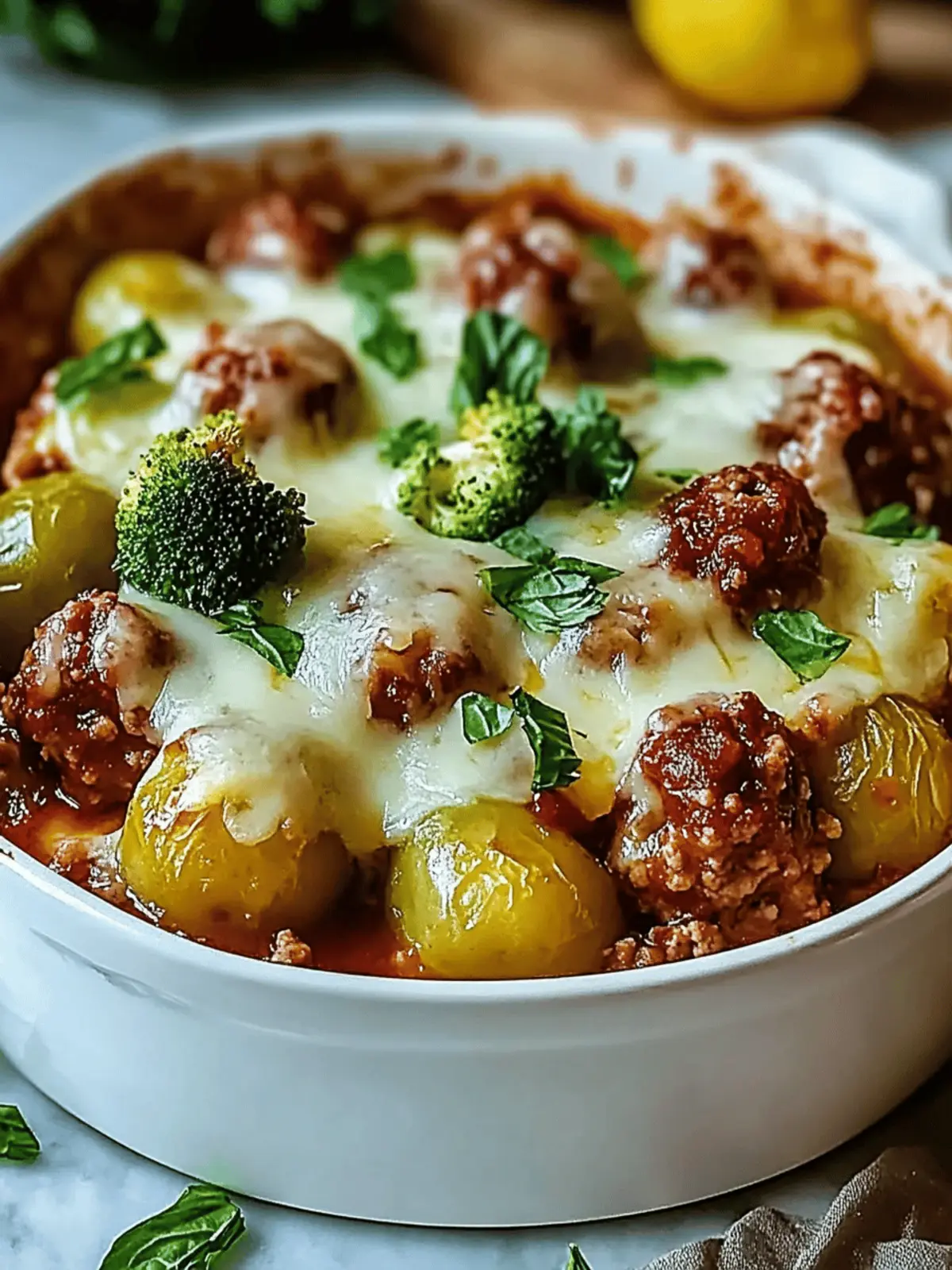 Rosenkohlauflauf mit Hackfleisch