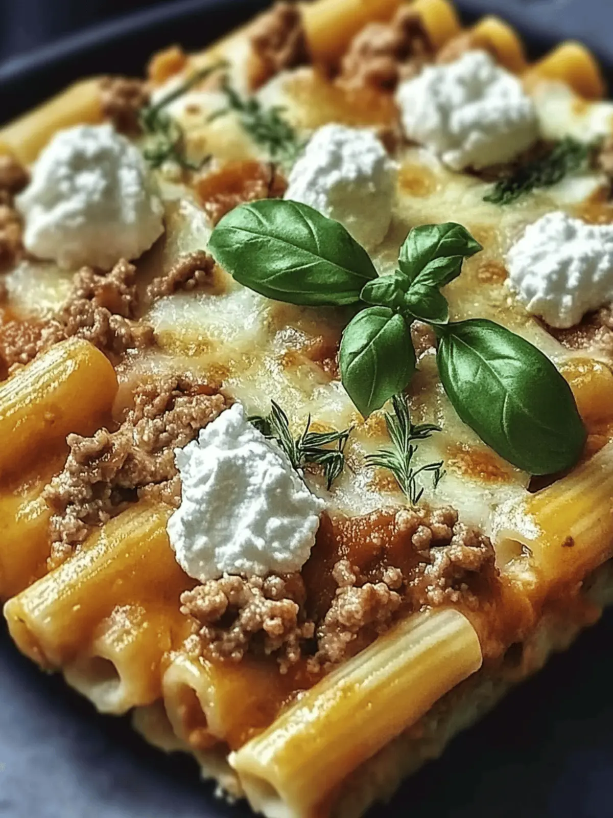 Griechischer Nudelauflauf mit Feta und Hackfleisch