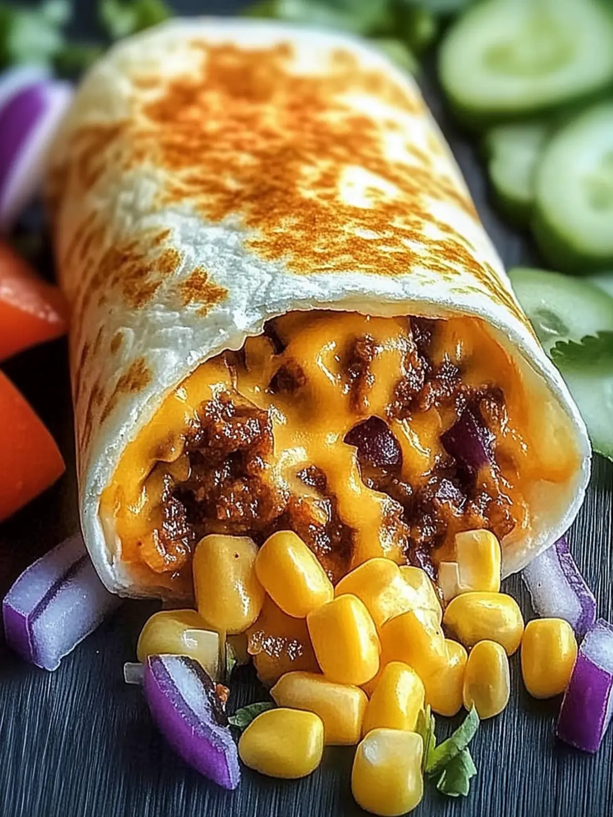 gegrillter Käse Burrito