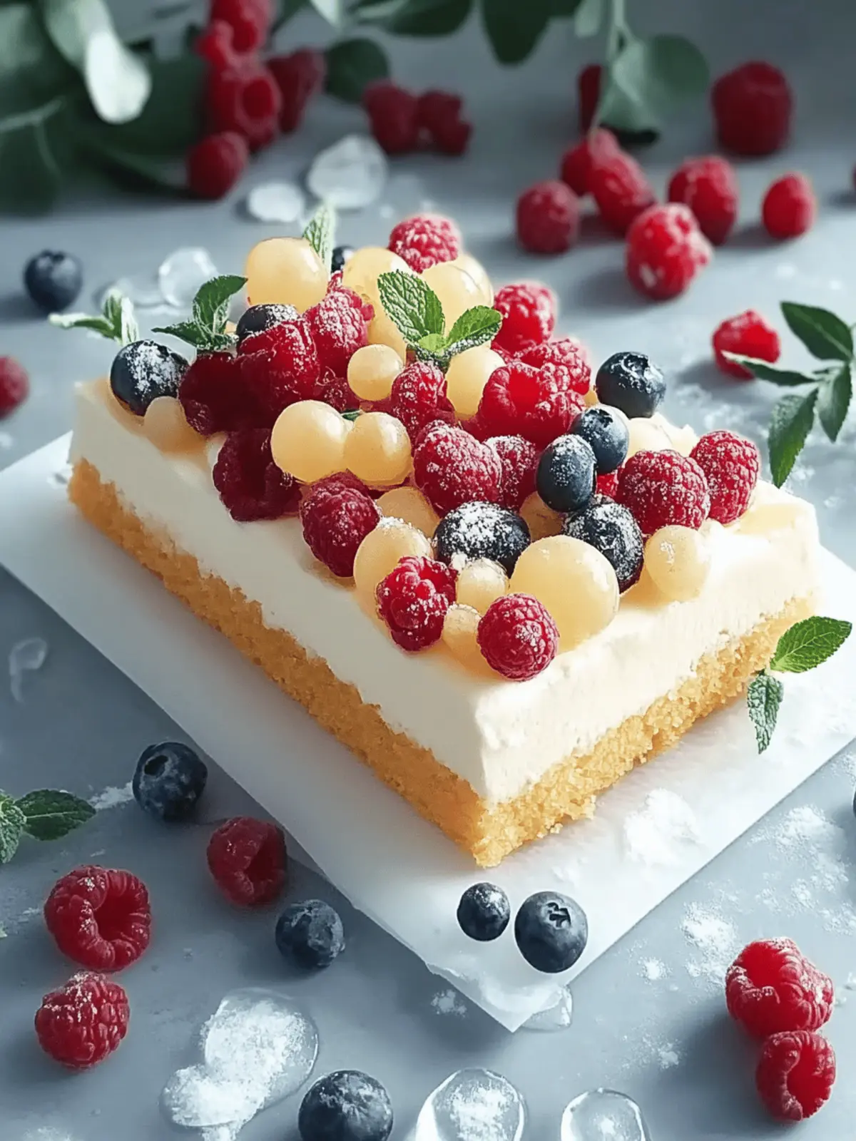 Schul-Torte mit frischen Beeren und Vanillecreme