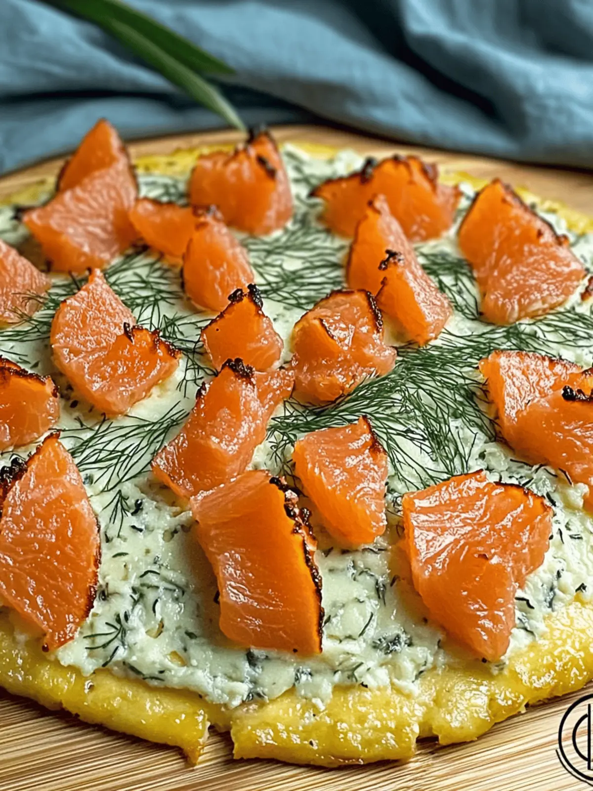 Mache deine eigene Kartoffelpizza mit Räucherlachs