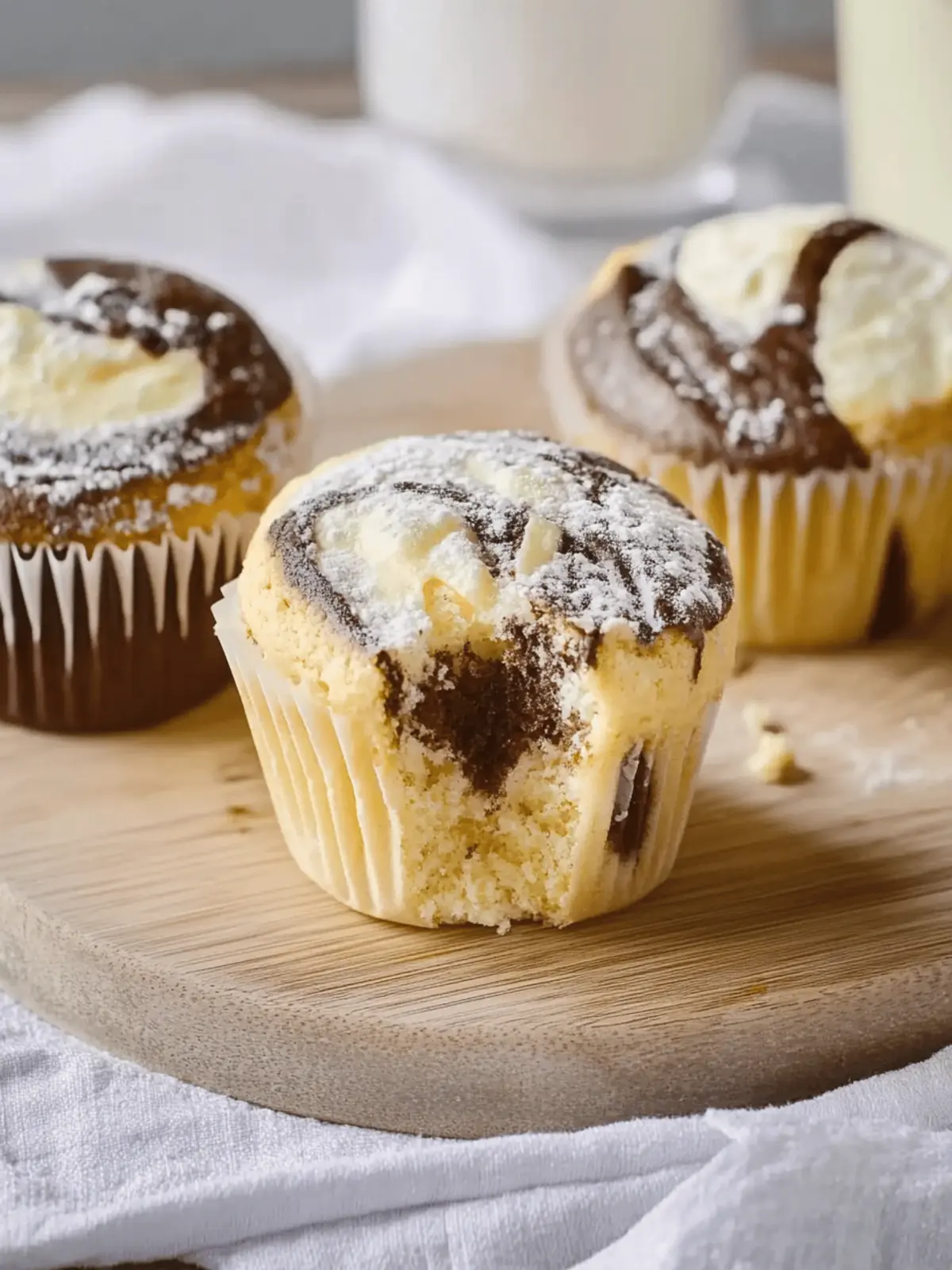 einfaches Marmor Muffins Rezept