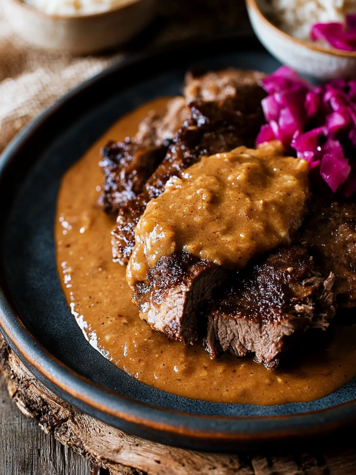 Authentischen Sauerbraten