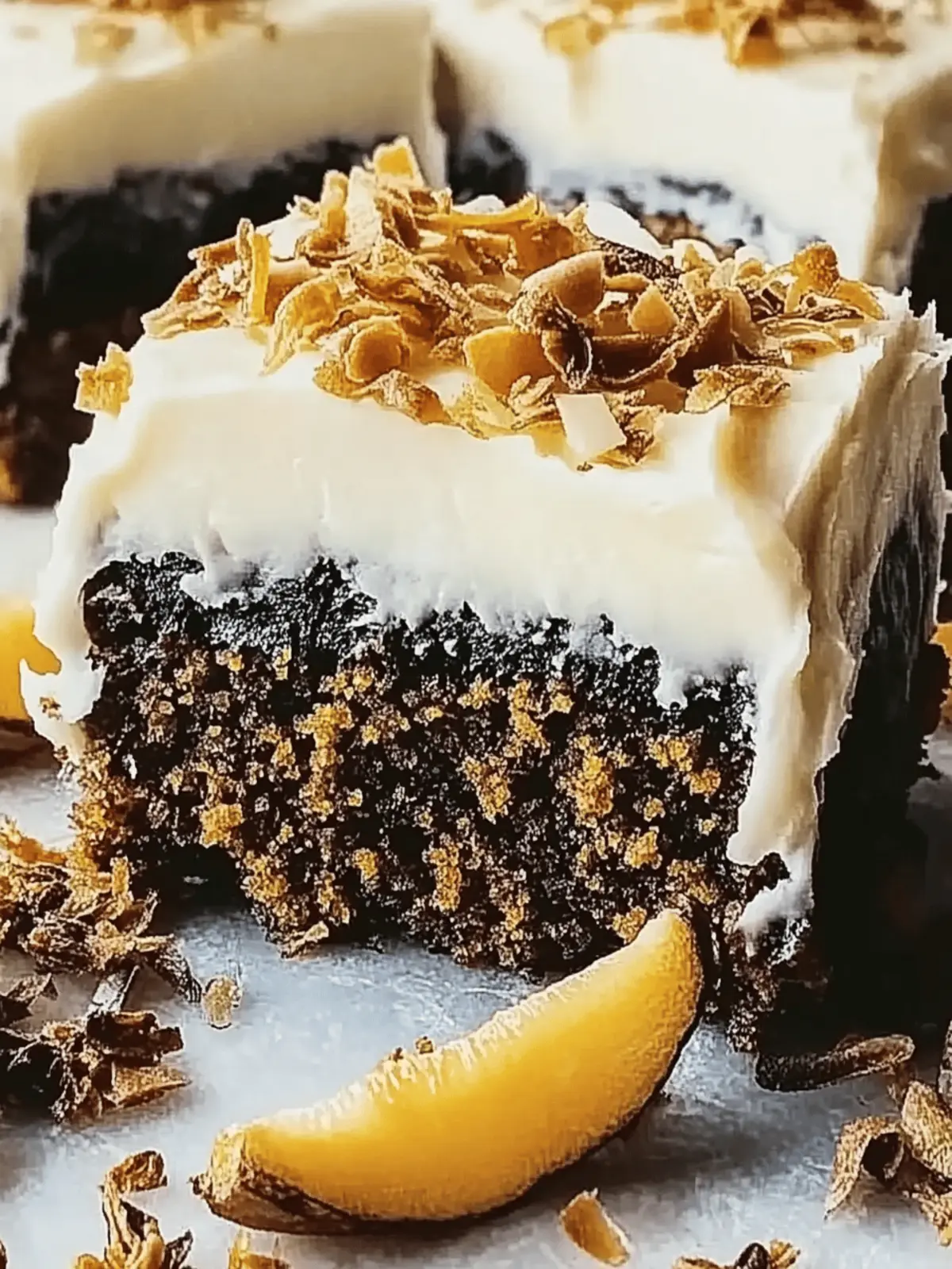 Schokoladenkarottenkuchen mit Frischkäse-Frosting