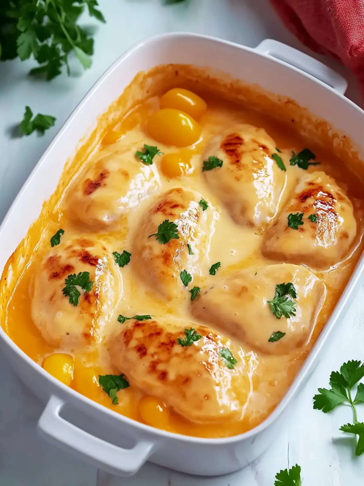 Hähnchenbrust in Frischkäse-Sauce