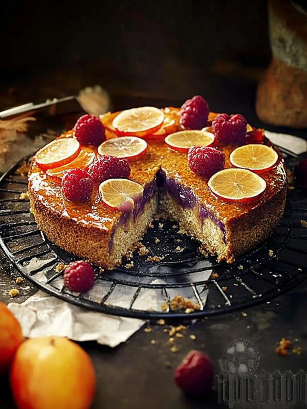 Pflaumen- und Zucchinikuchen